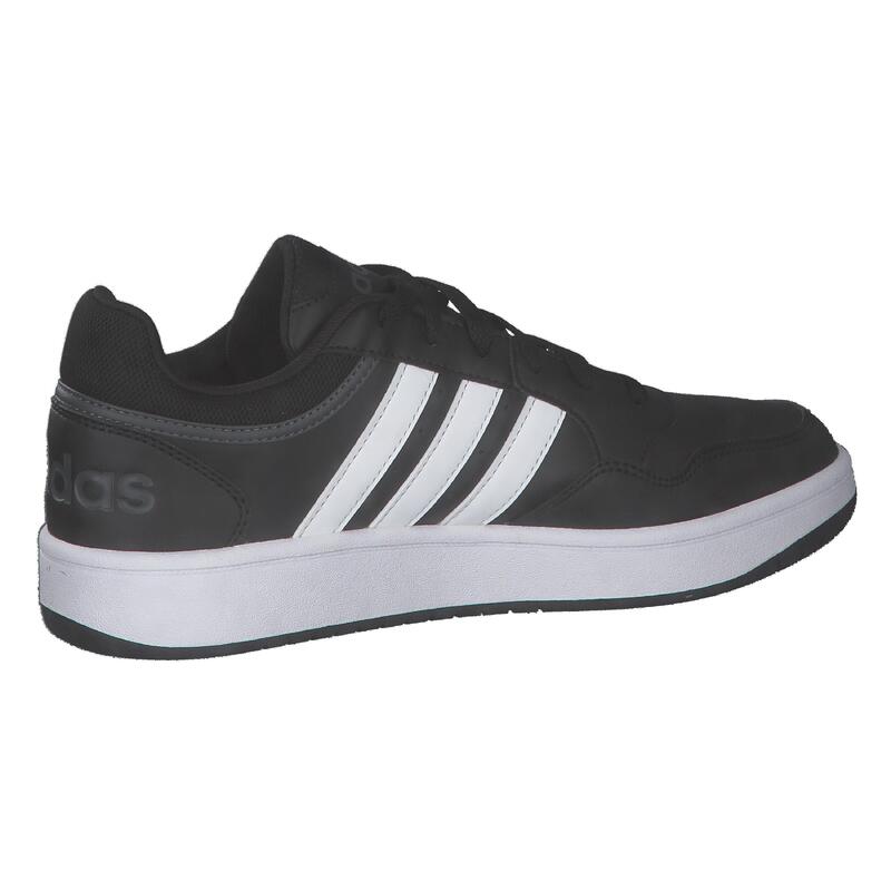Pantofi adidas Hoops 3.0 din piele neagră eleganți