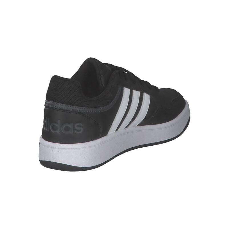 Pantofi adidas Hoops 3.0 din piele neagră eleganți