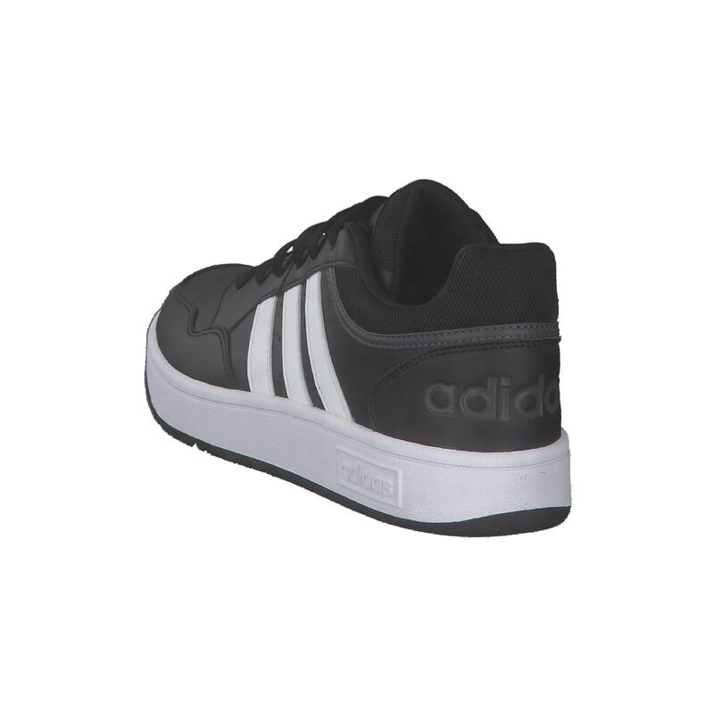 Pantofi adidas Hoops 3.0 din piele neagră eleganți