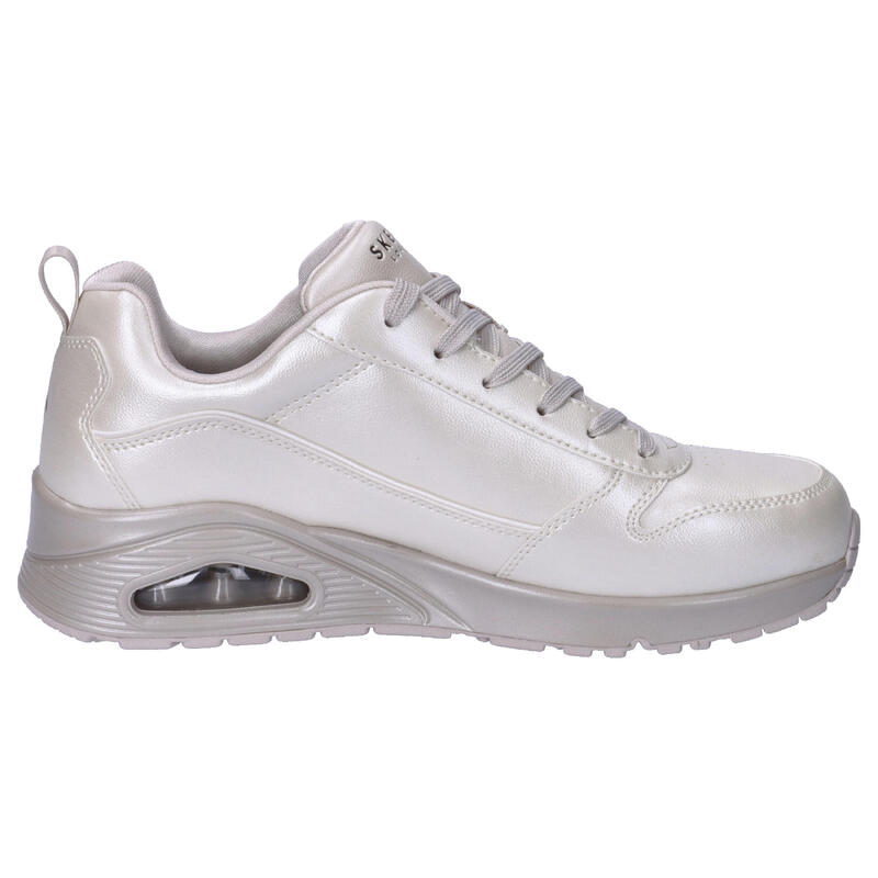 Pantofi Sport Skechers Model Uno - Galactic Gal Culoare Alb