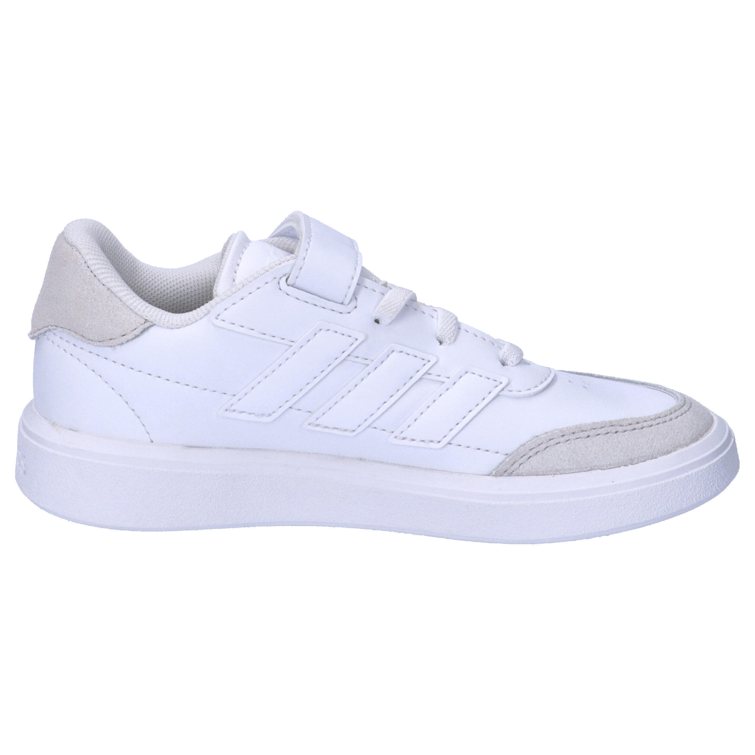 Adidas Courtblock ID6507 – Tênis Infantil 'Triple White' 7/15