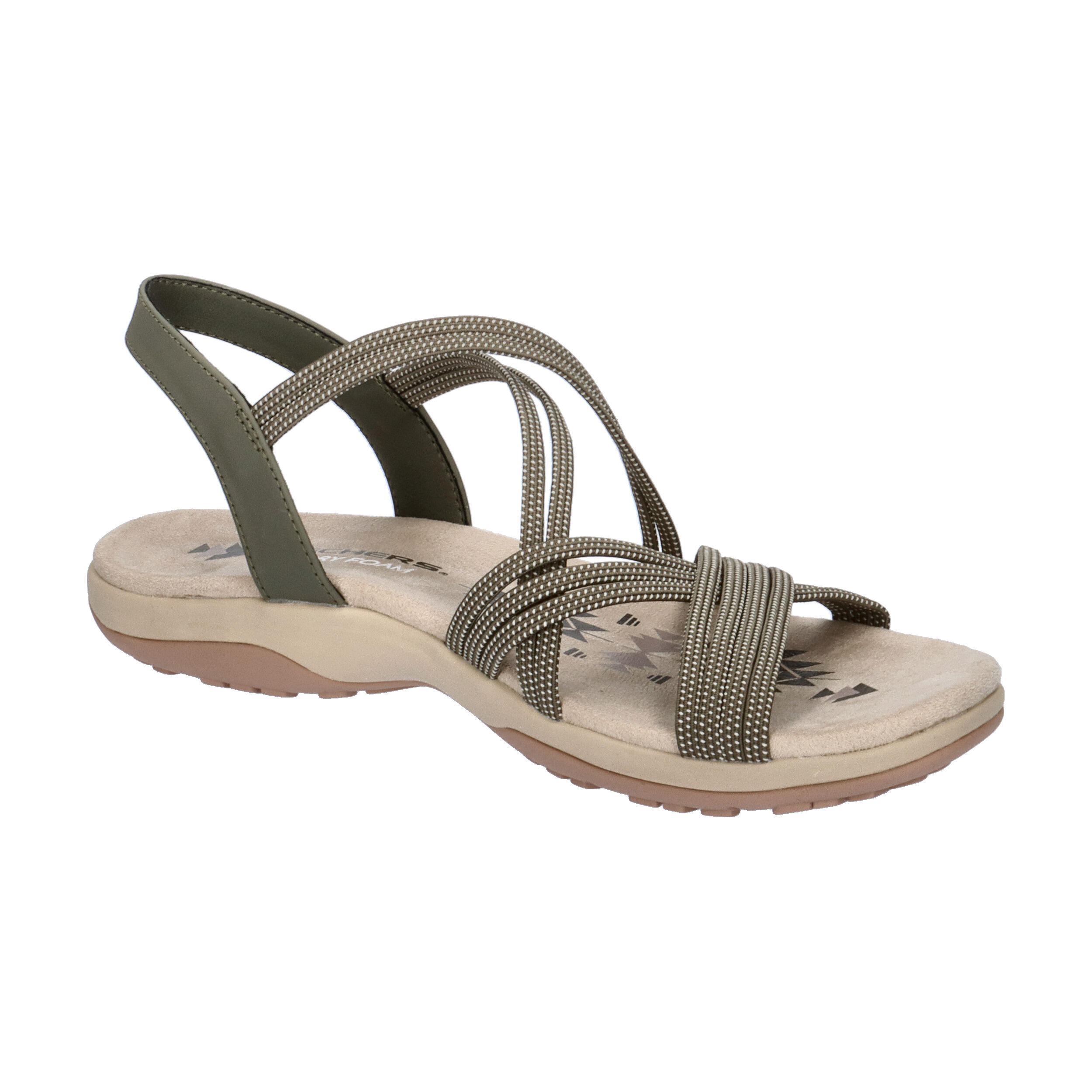 Skechers Damen Sandalen Reggae Slim -  Turn it up 163117 8/15