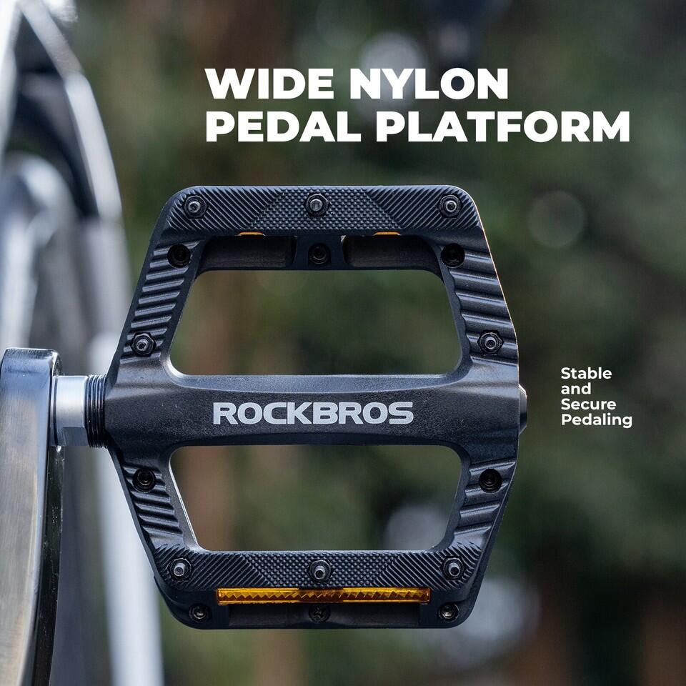 ROCKBROS Flat Pedale für MTB/Fahrrad 2/6