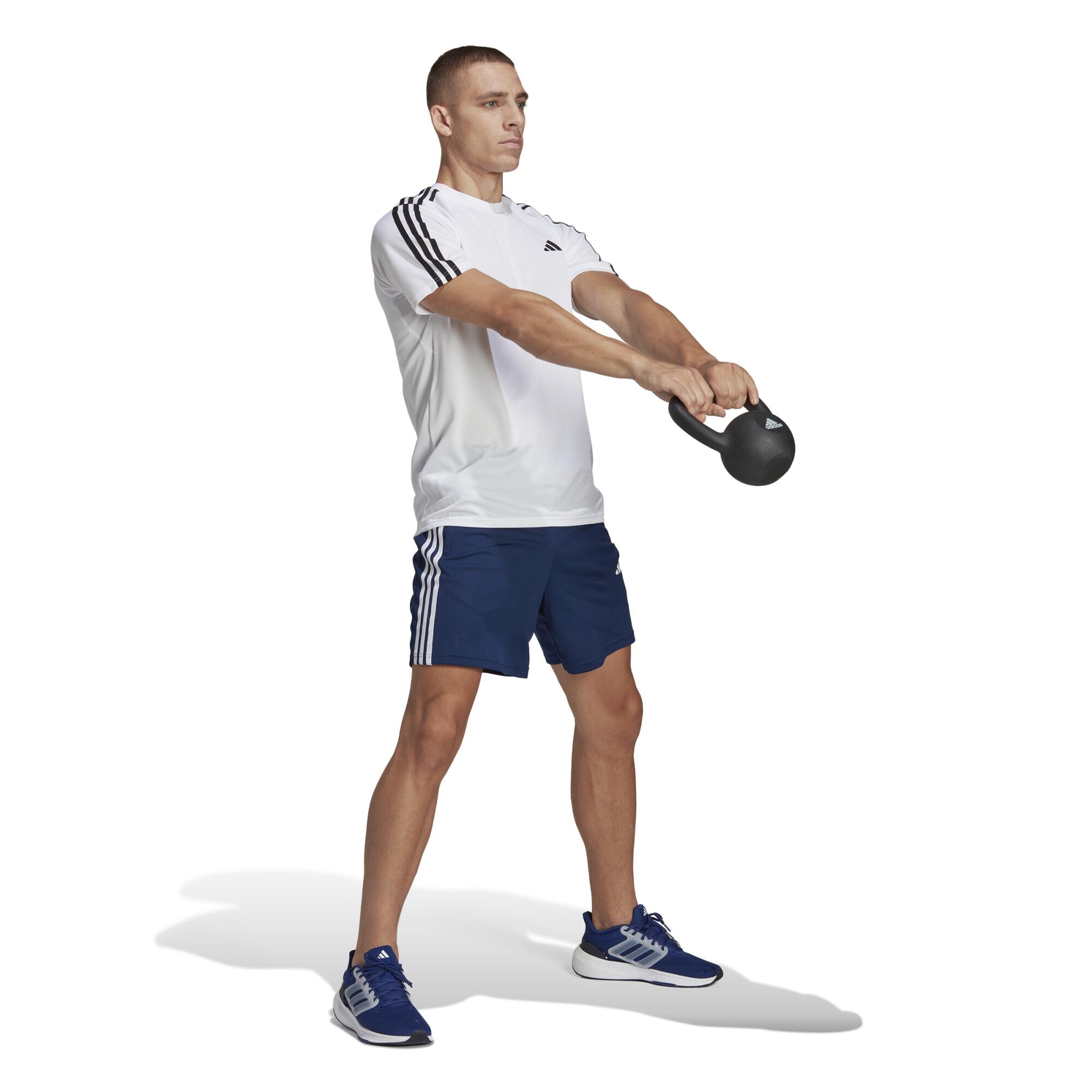 Train Essentials Piqué 3-Streifen Trainingsshorts 8/9