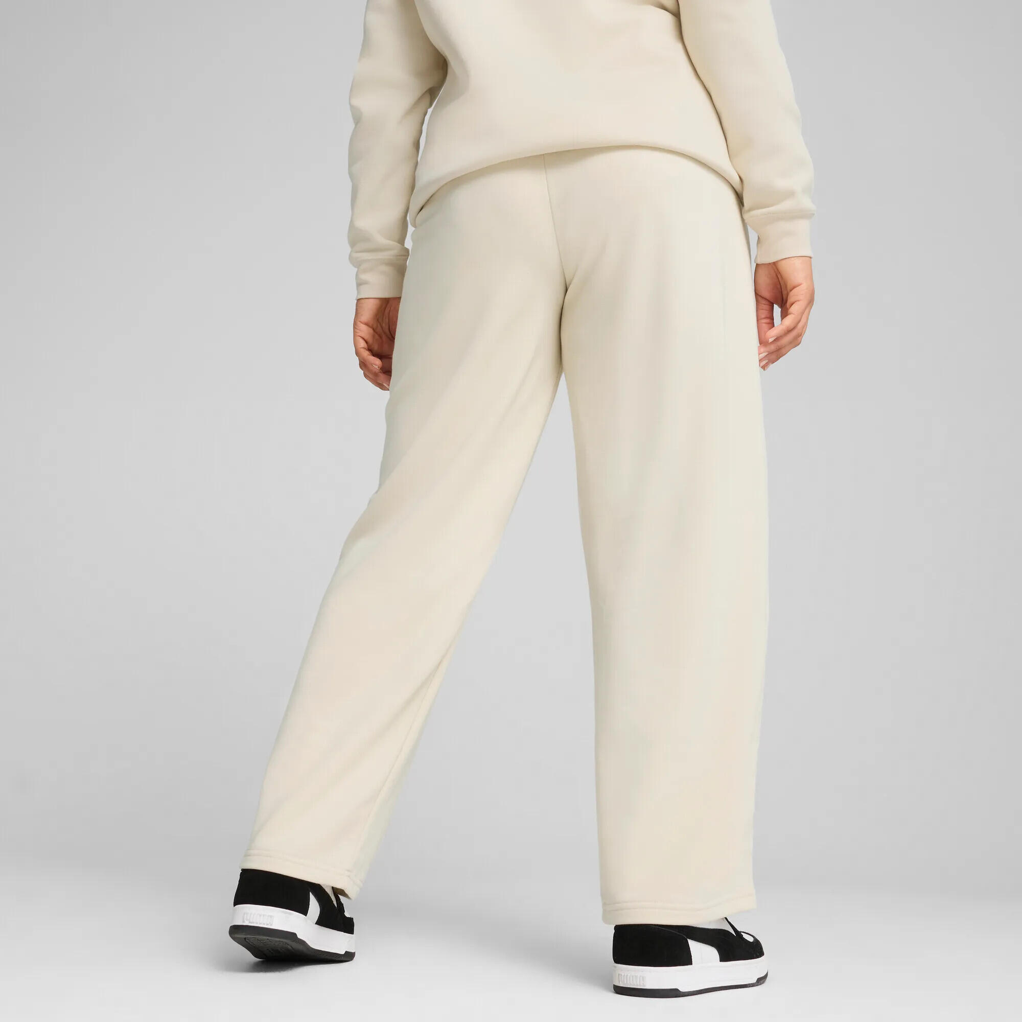 ESS Small No. 1 Logo Comfort Straight Hose Damen PUMA Alpine Snow White 12/13