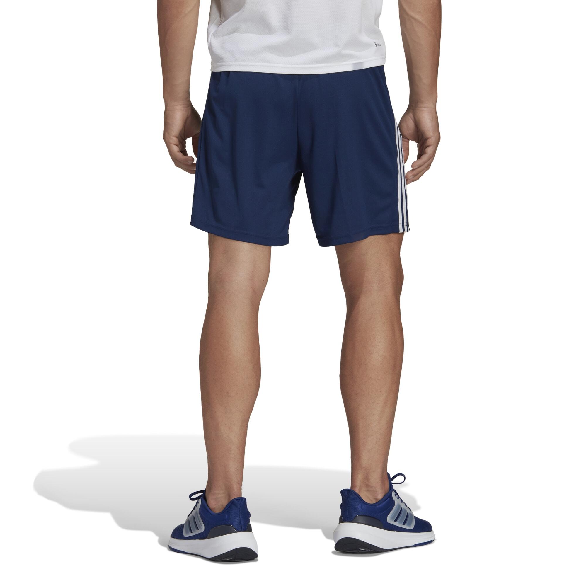 Train Essentials Piqué 3-Streifen Trainingsshorts 7/9