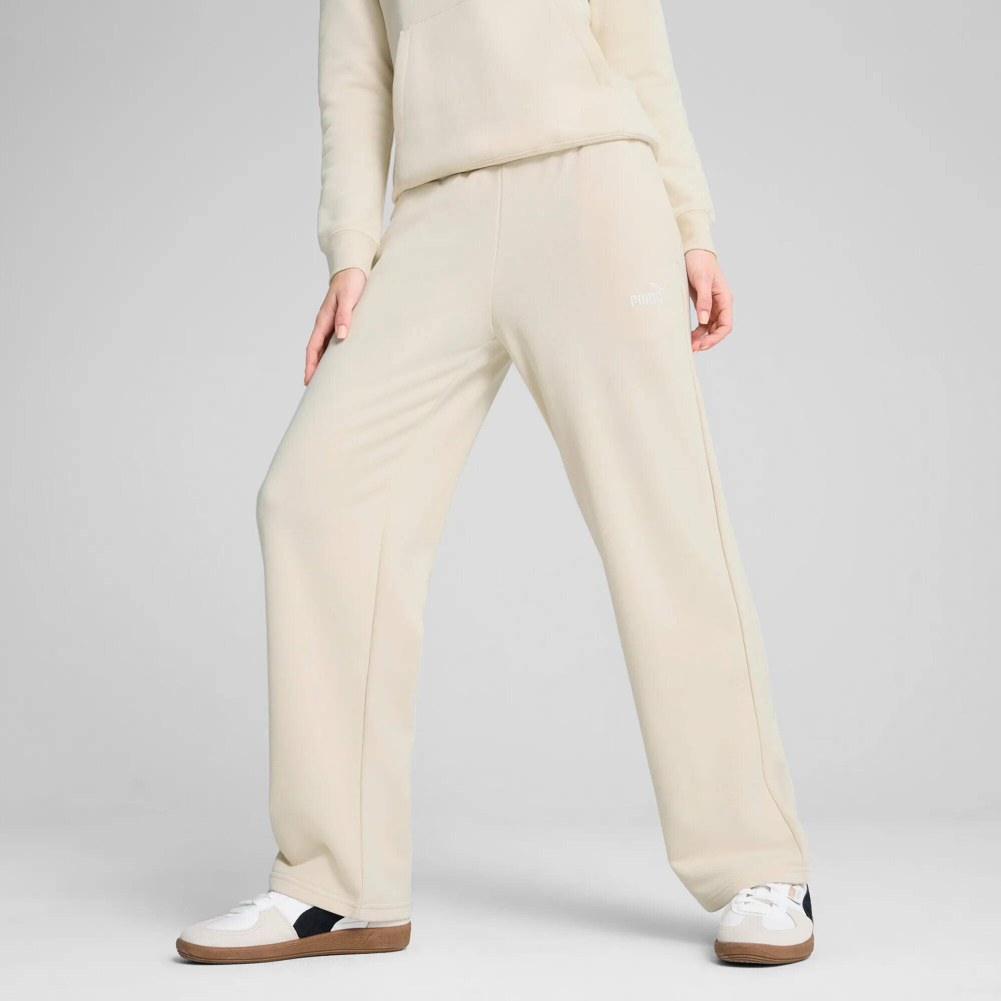 ESS Small No. 1 Logo Comfort Straight Hose Damen PUMA Alpine Snow White 11/13