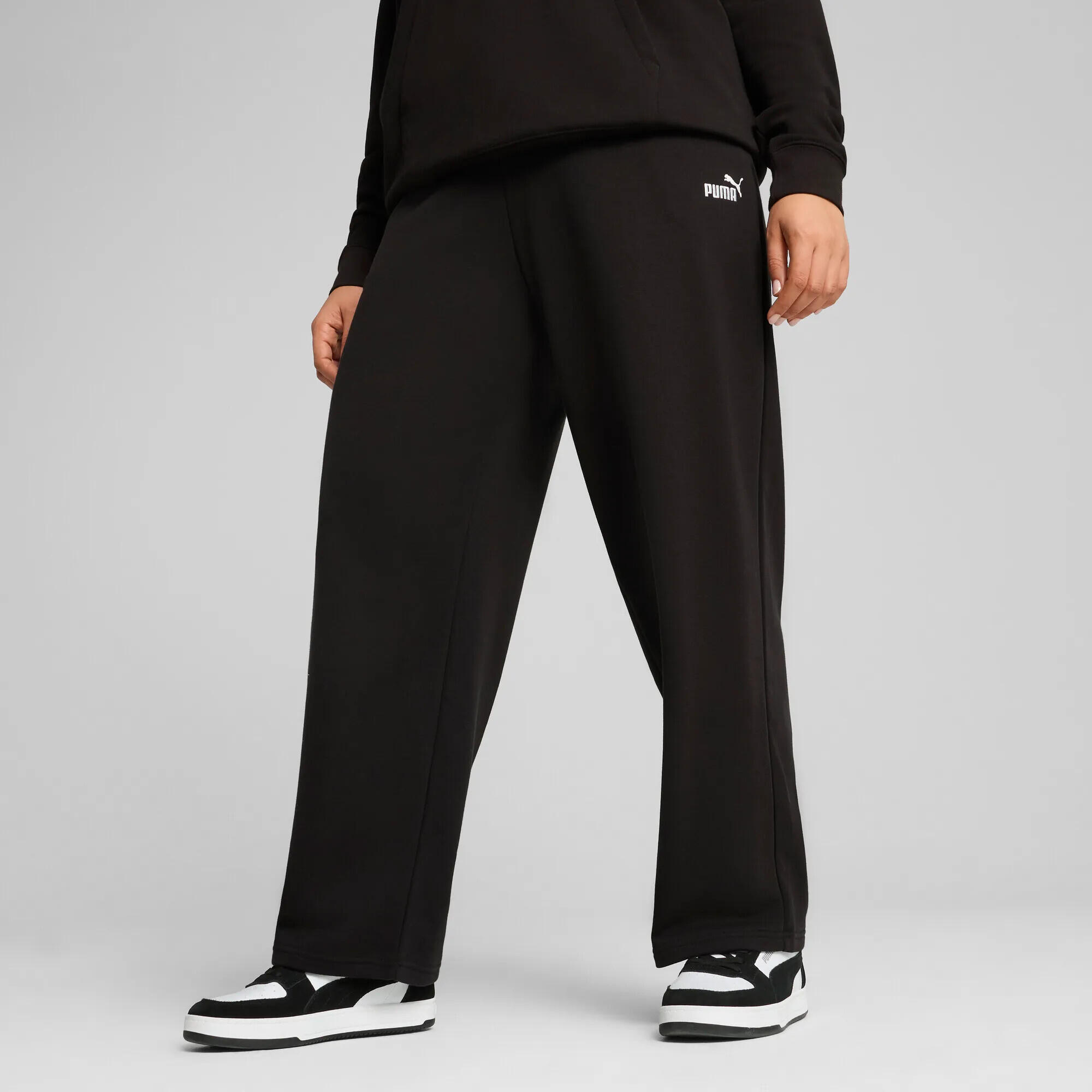ESS Small No. 1 Logo Comfort rechte broek voor dames PUMA Black 11/13