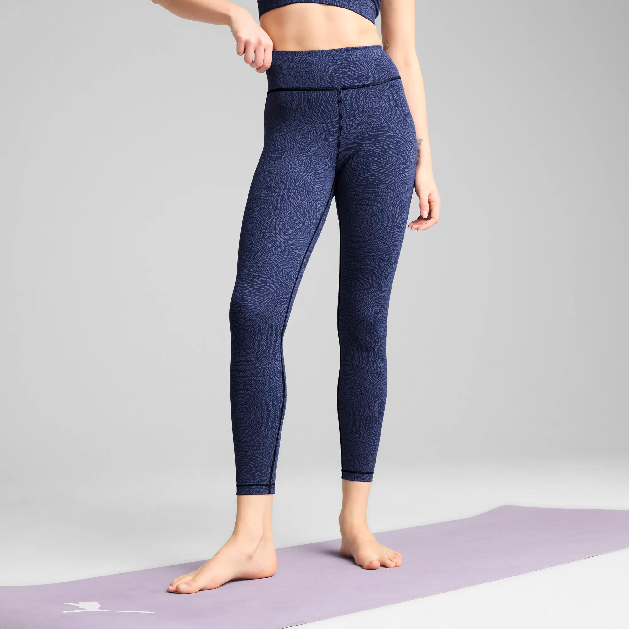 MOVE CLOUDSPUN Hochgeschnittene-7/8 Leggings Damen PUMA Blue Crystal 9/13