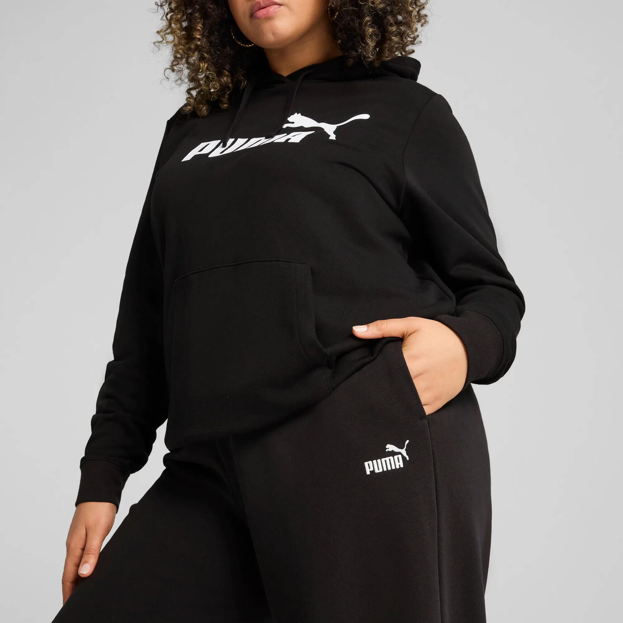 ESS Small No. 1 Logo Comfort Straight Hose Damen PUMA Black 10/13