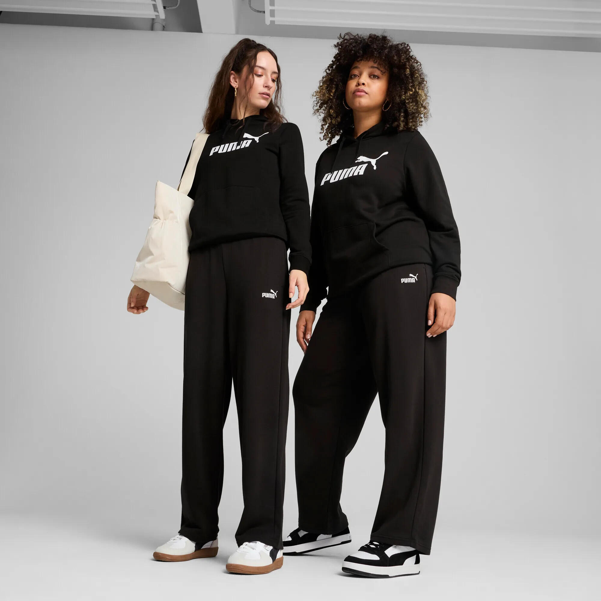 ESS Small No. 1 Logo Comfort Straight Hose Damen PUMA Black 9/13
