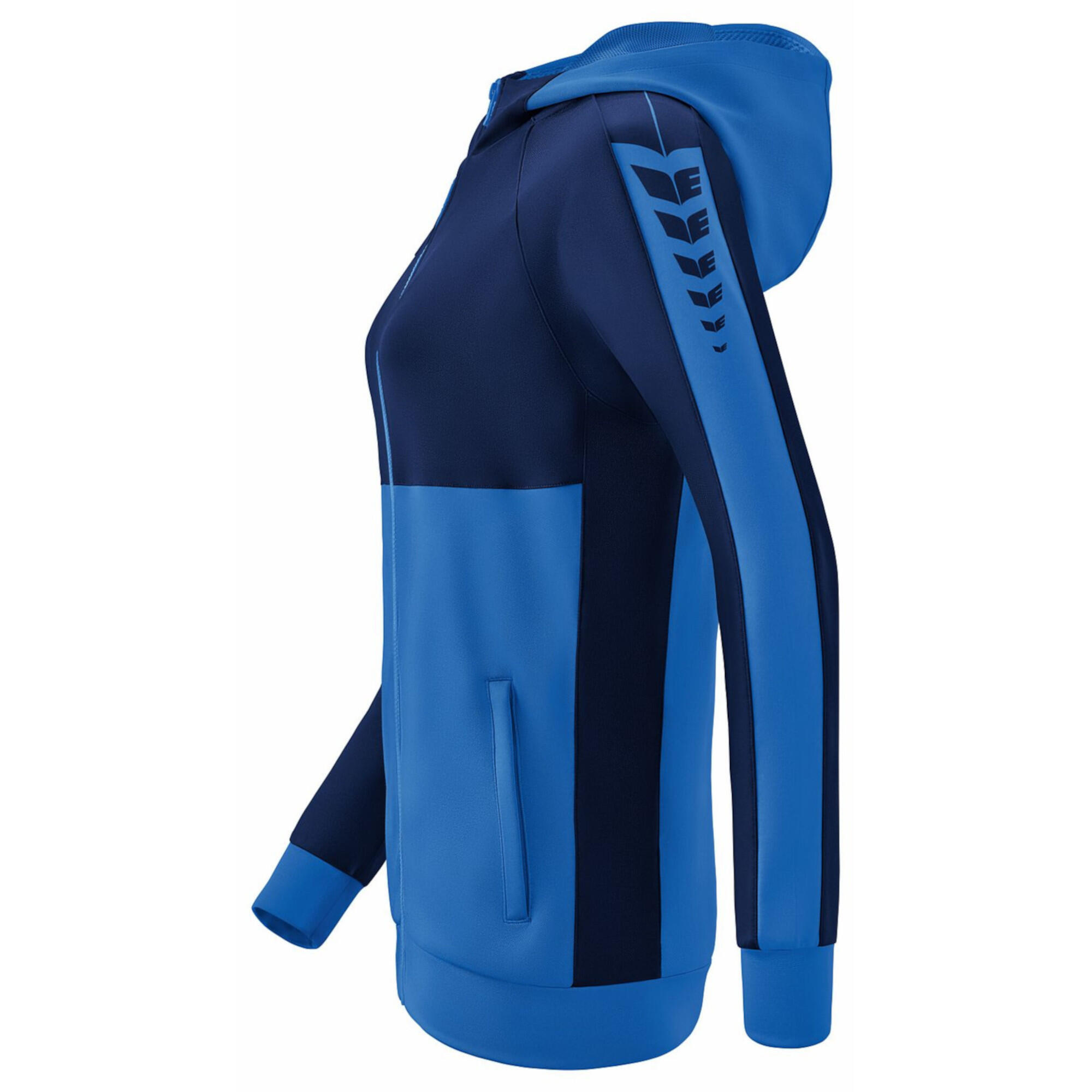 Dames trainingsvest met capuchon Erima Six Wings 9/9