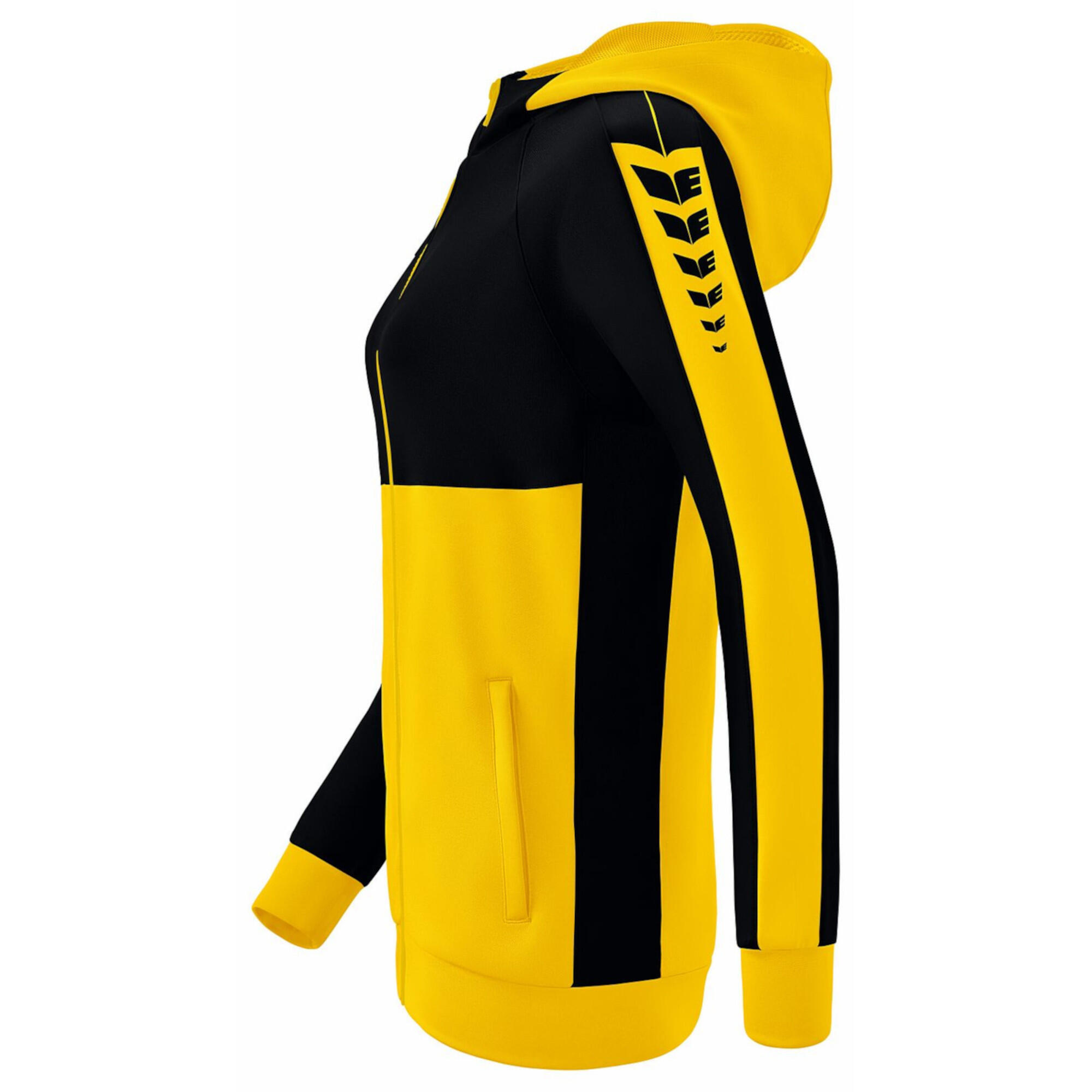 Dames trainingsvest met capuchon Erima Six Wings 9/9