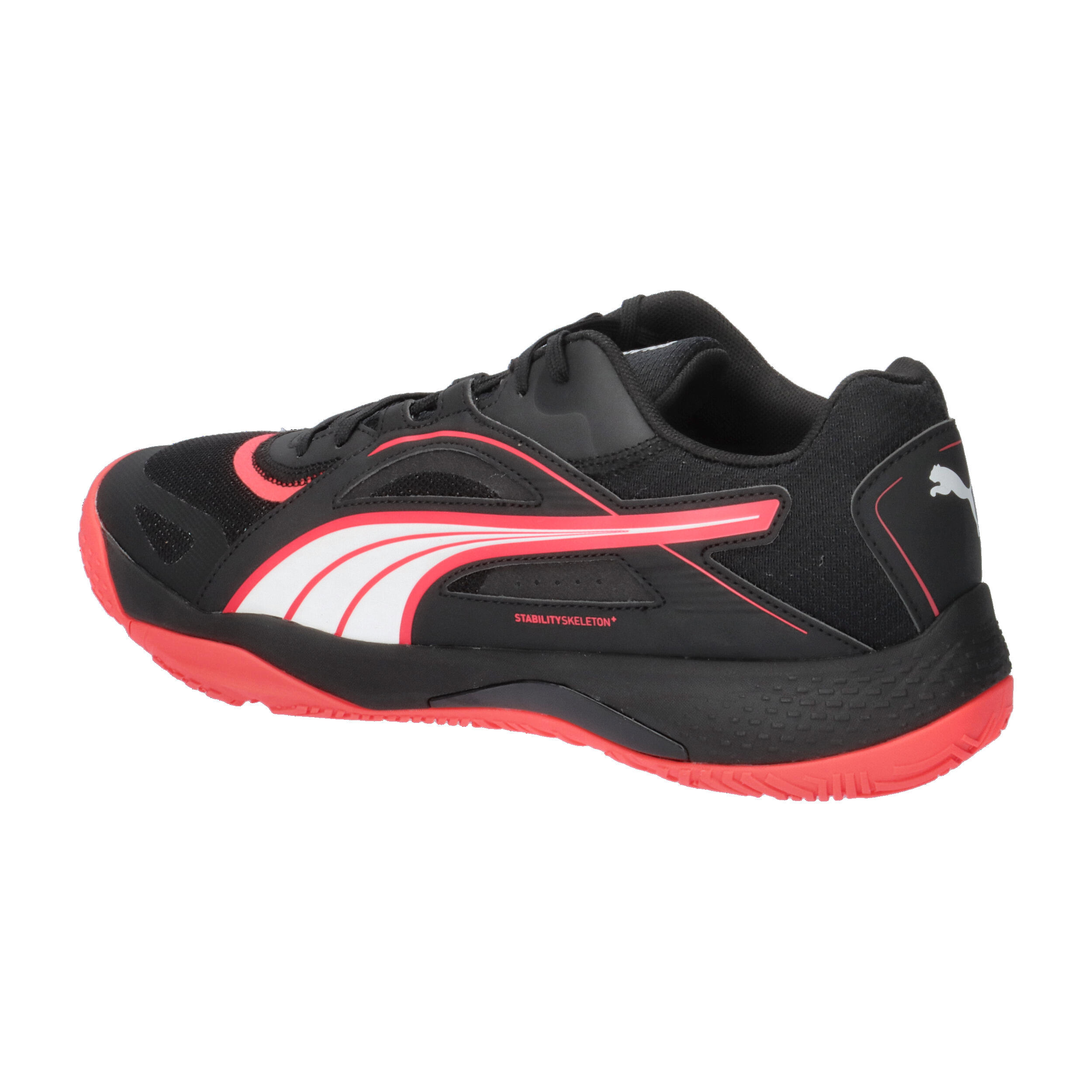 Solarstrike II indoorsportschoenen PUMA Black Fire Orchid White Red 11/15