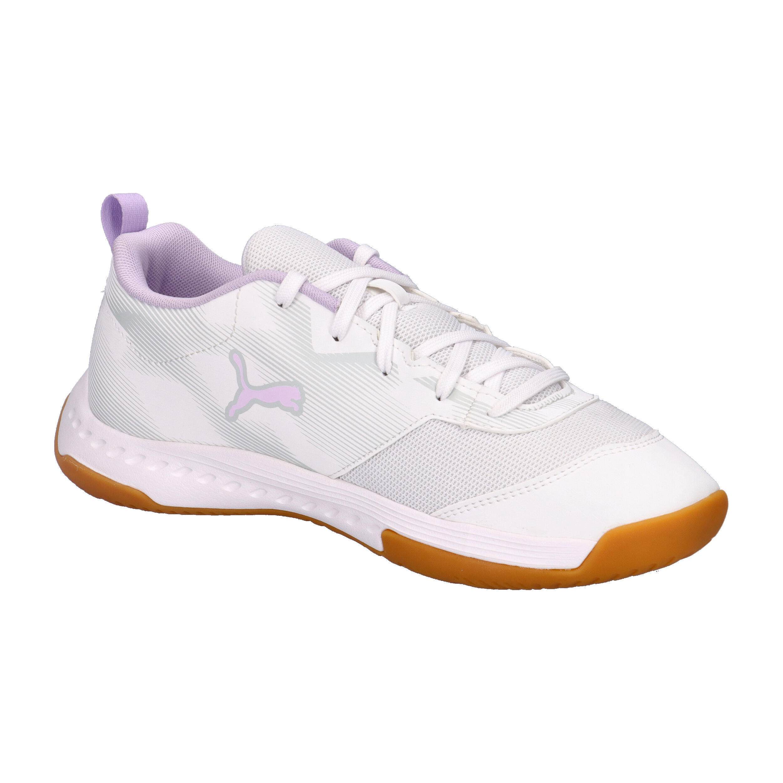Puma Kinder Hallenschuh Varion 3  Jr 109097 04 Puma White Lavender 8/15
