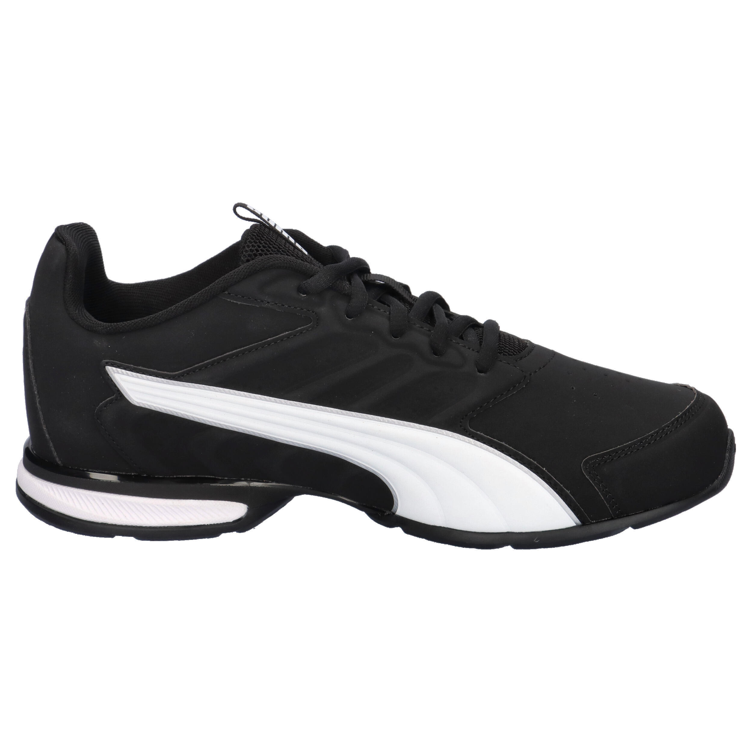 Puma Herren Electro SL Sneaker Turnschuhe 313092 04 Black-White-Puma Silver 7/15