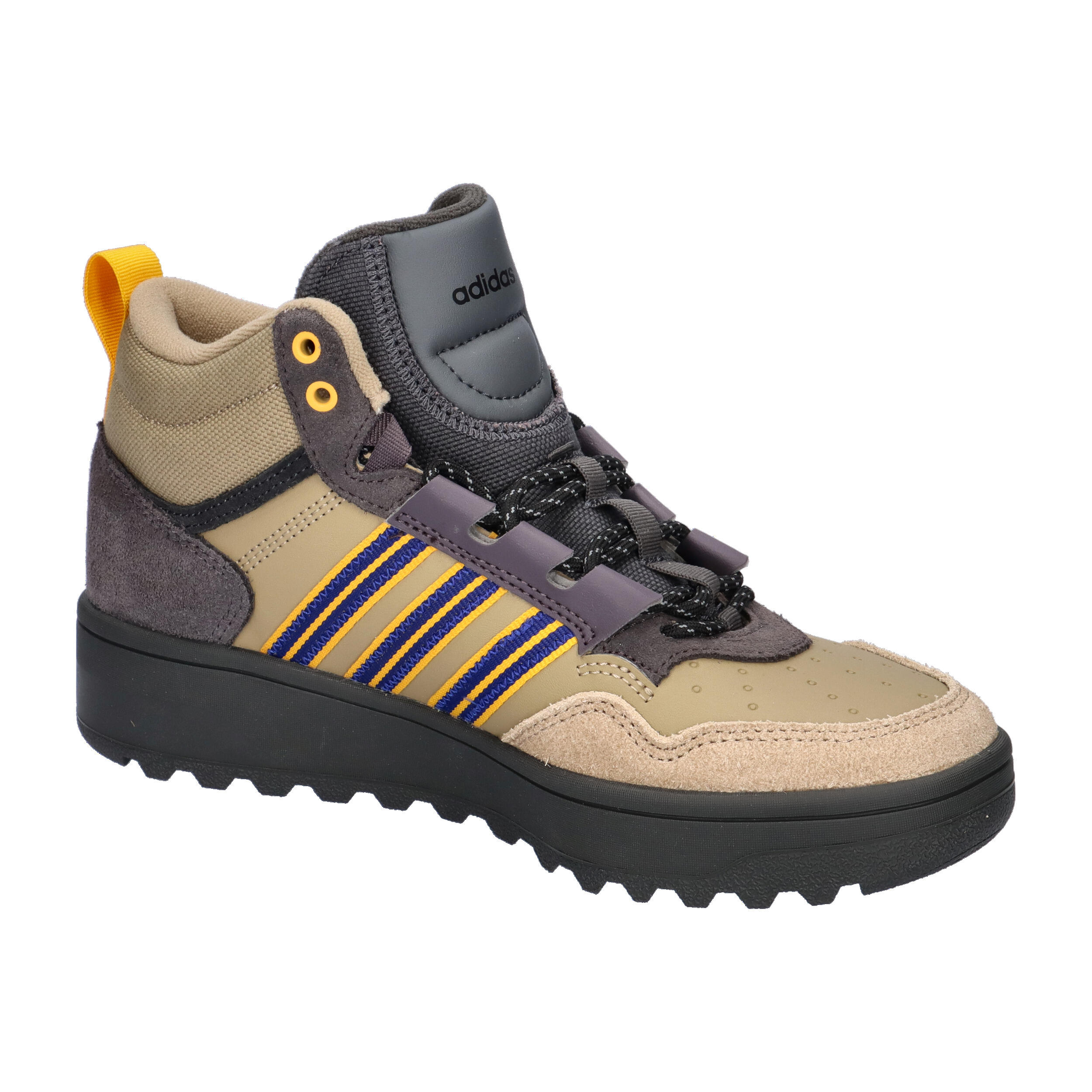 Adidas Unisex Hoops 4.0 Mid Winterized J Teen Sneaker JS2033 8/15