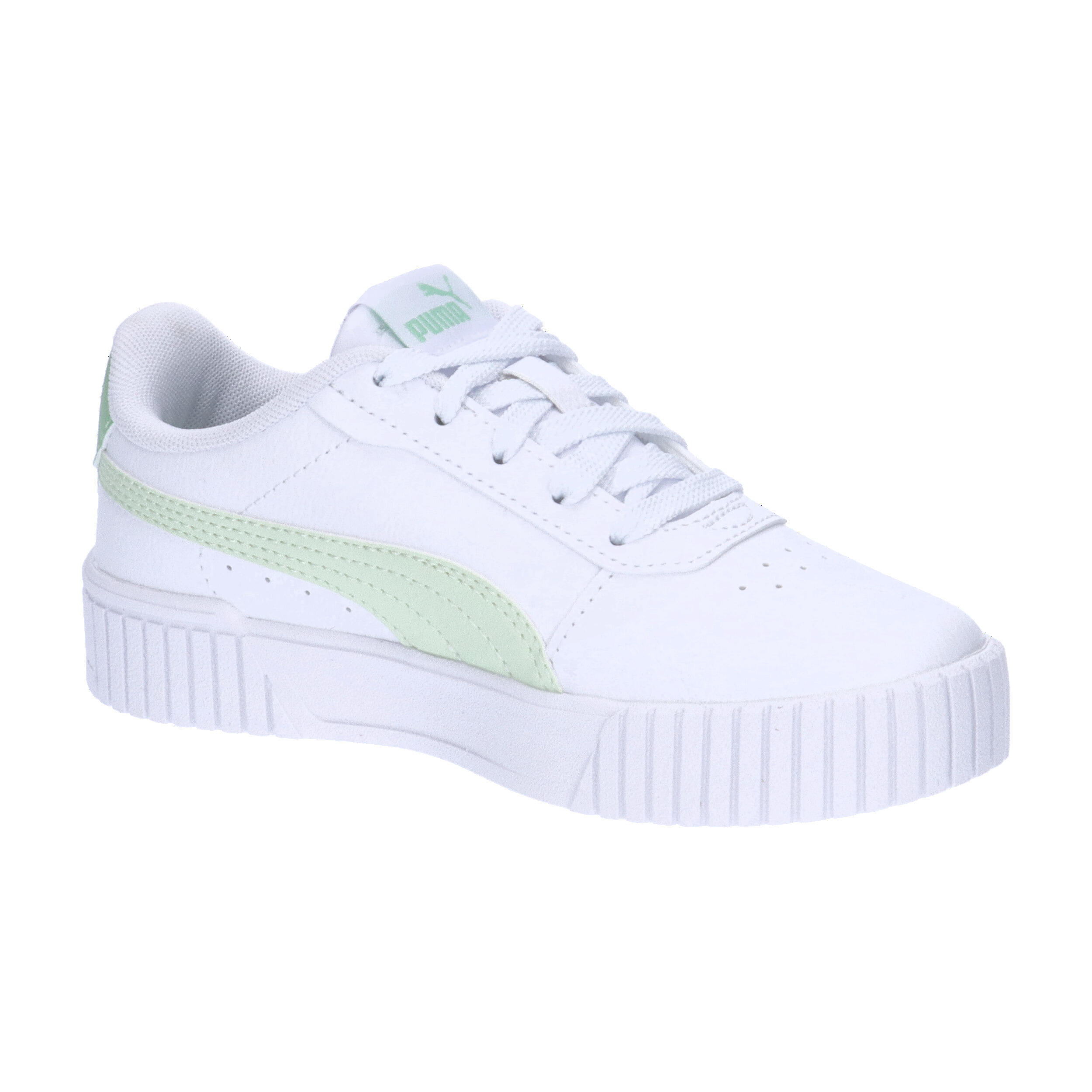 Carina 2.0 Sneakers Jugendliche PUMA White Green Illusion Pure 8/15