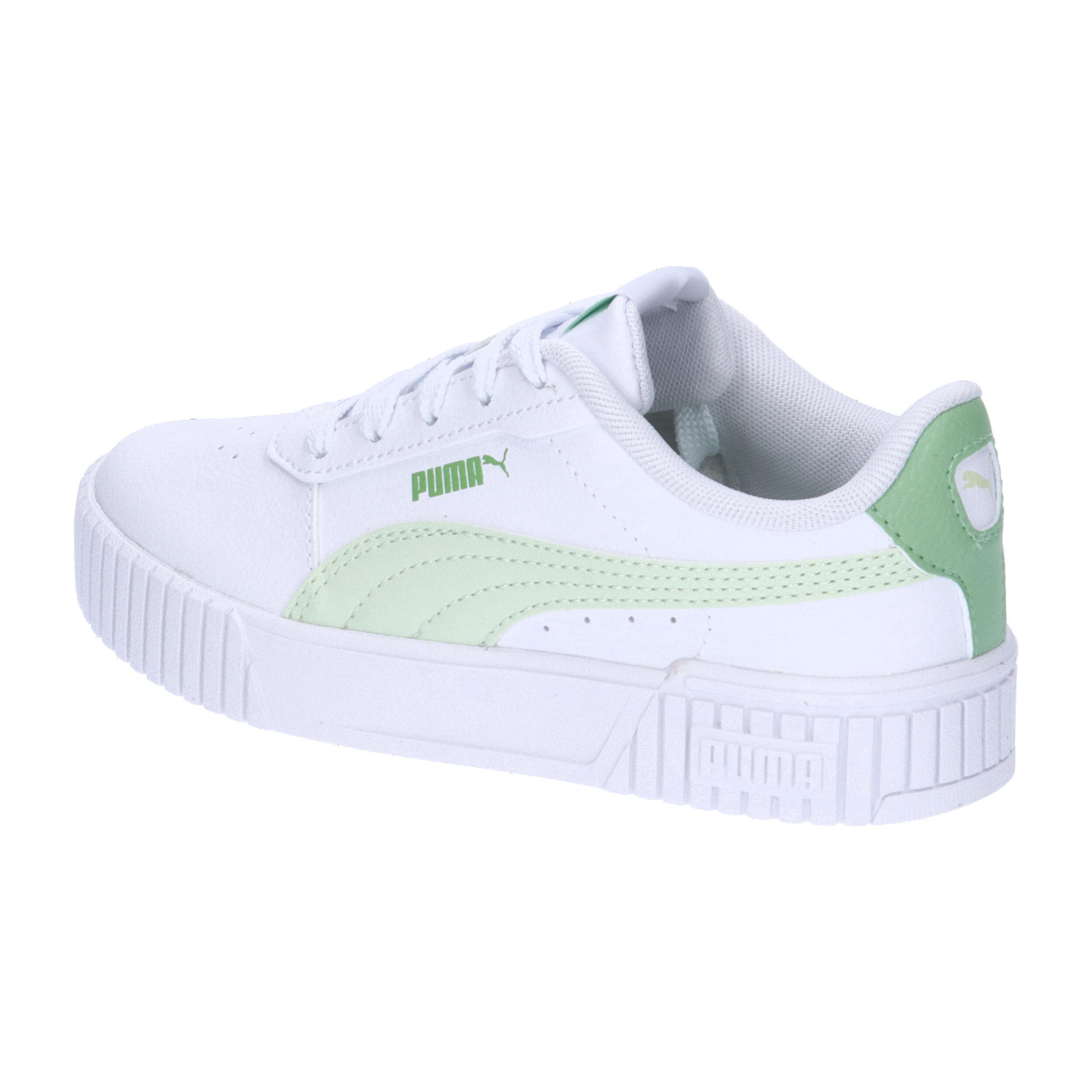 Carina 2.0 Sneakers Jugendliche PUMA White Green Illusion Pure 11/15