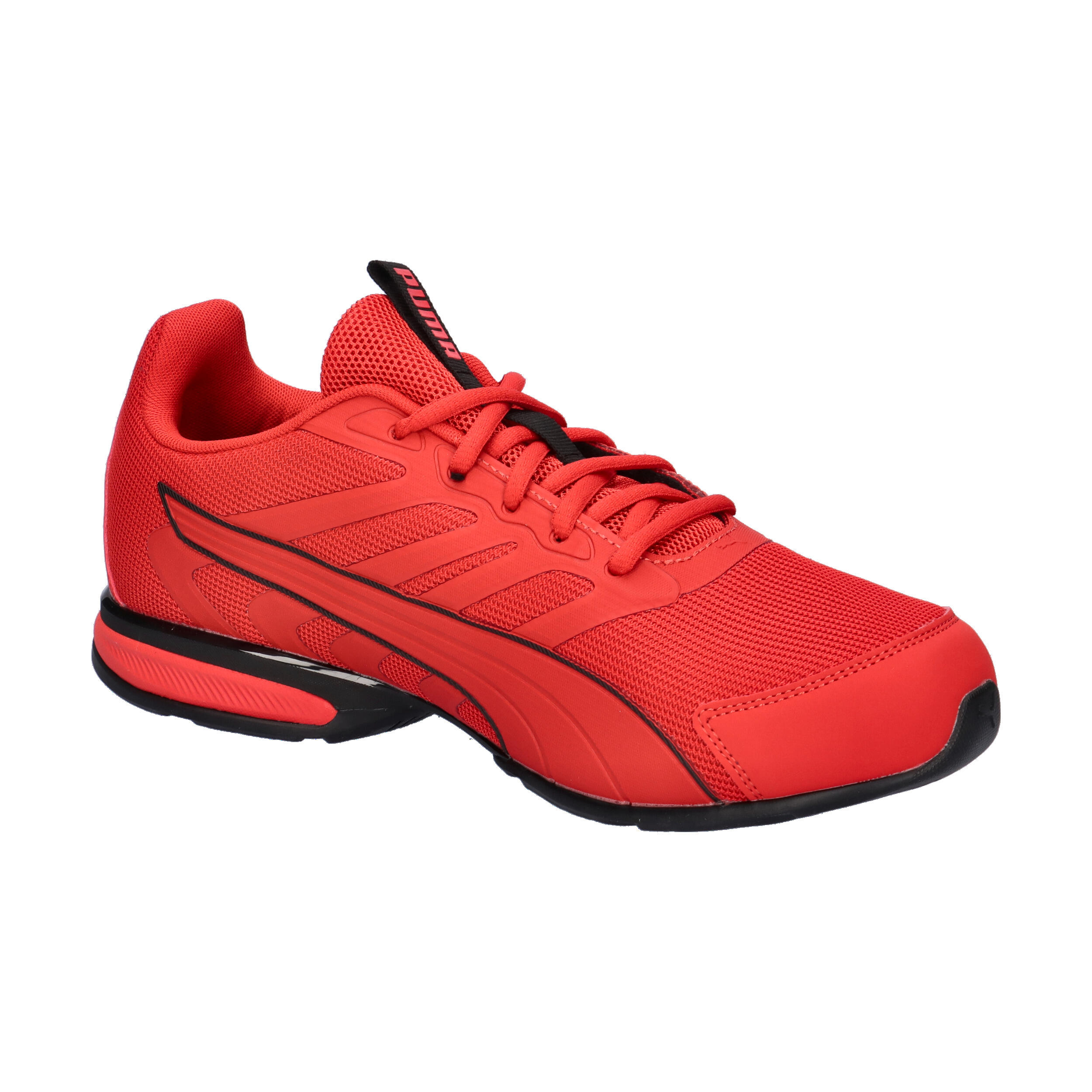 PUMA Unisex Electro Sneaker  Sneaker 312964 04  Red-Black 8/15