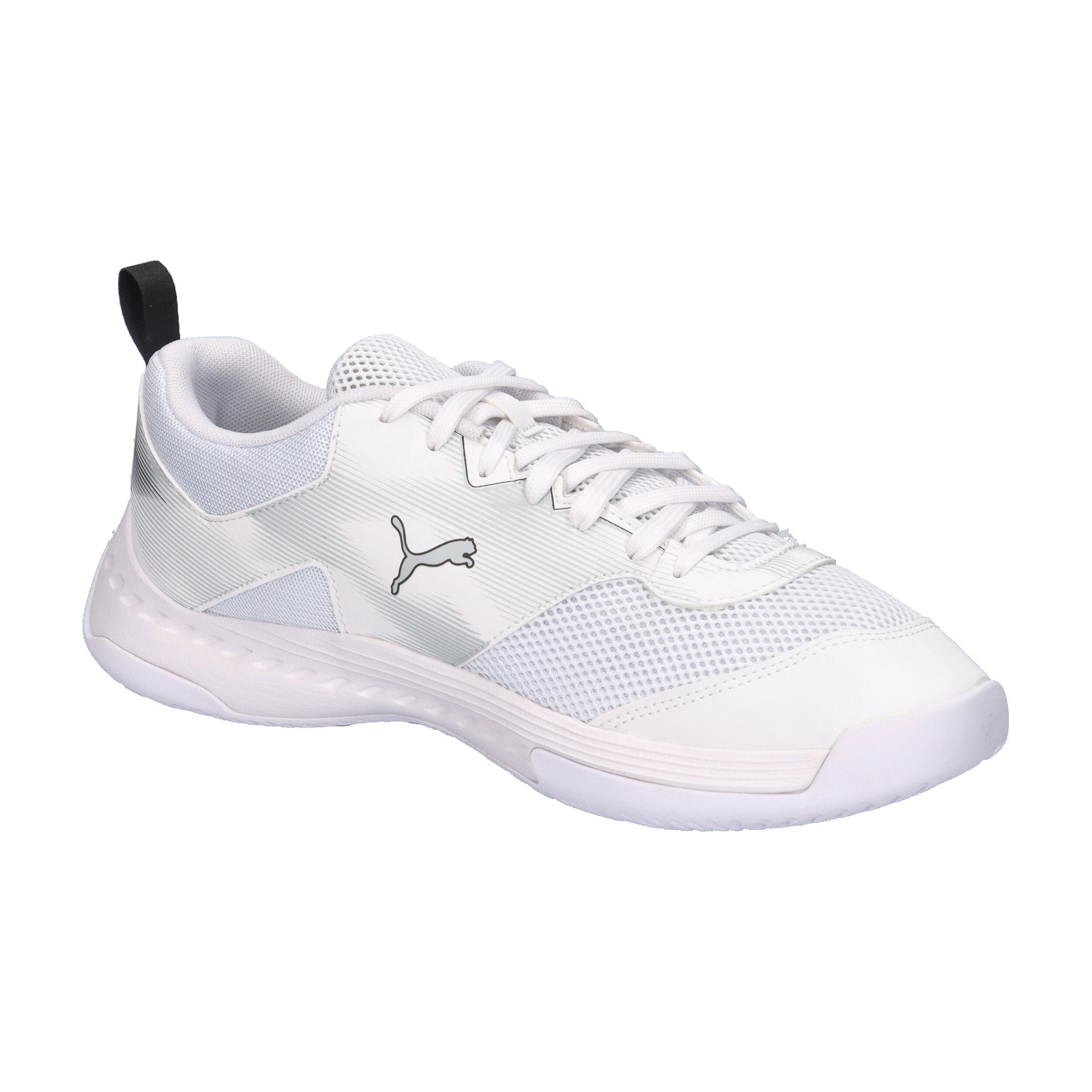 Puma VARION 3 Indoor Unisex Hallenschuhe Sneaker Schnürschuh 109096 02 White 8/15