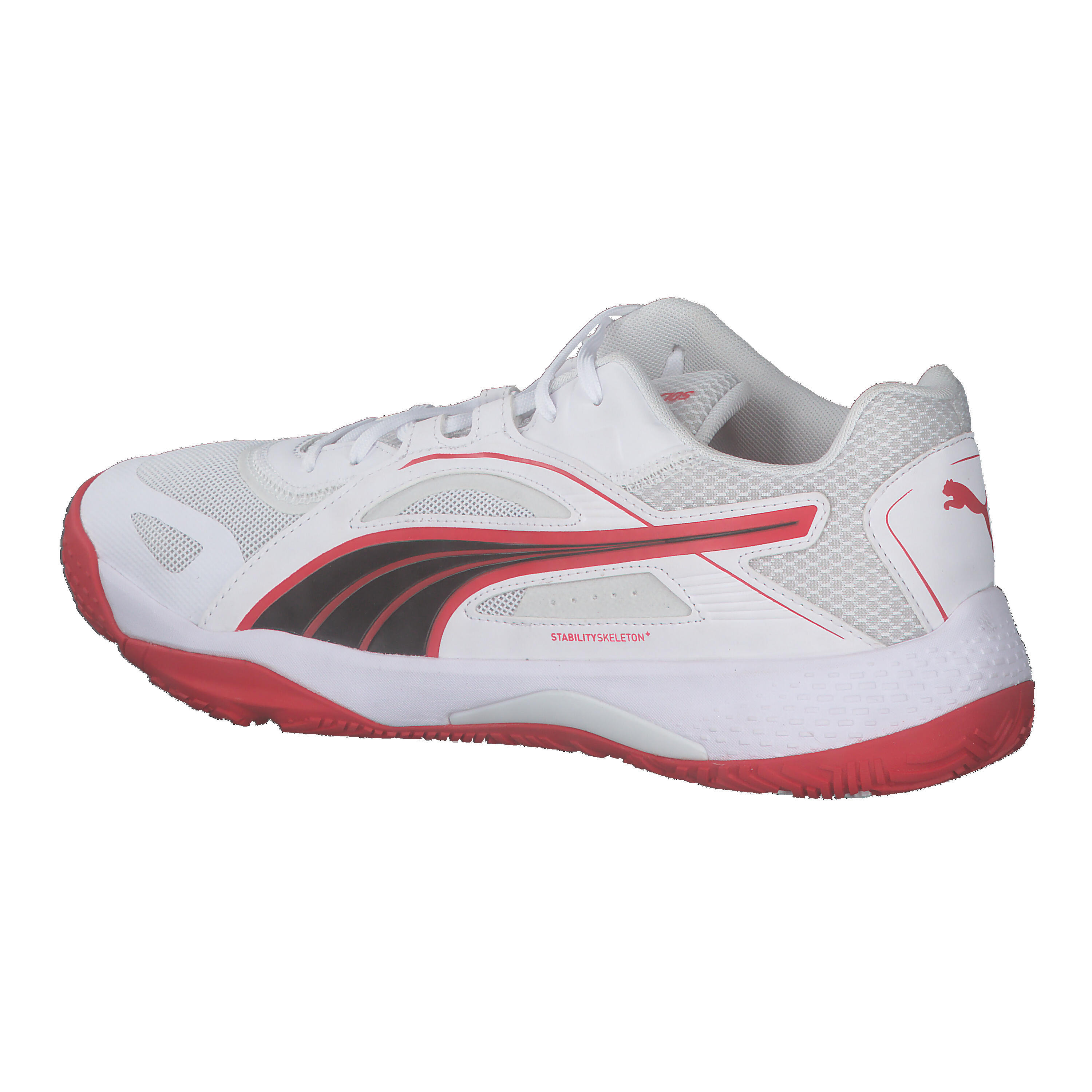 Chaussures de sport en salle Solarstrike II PUMA White Black High Risk Red 11/15