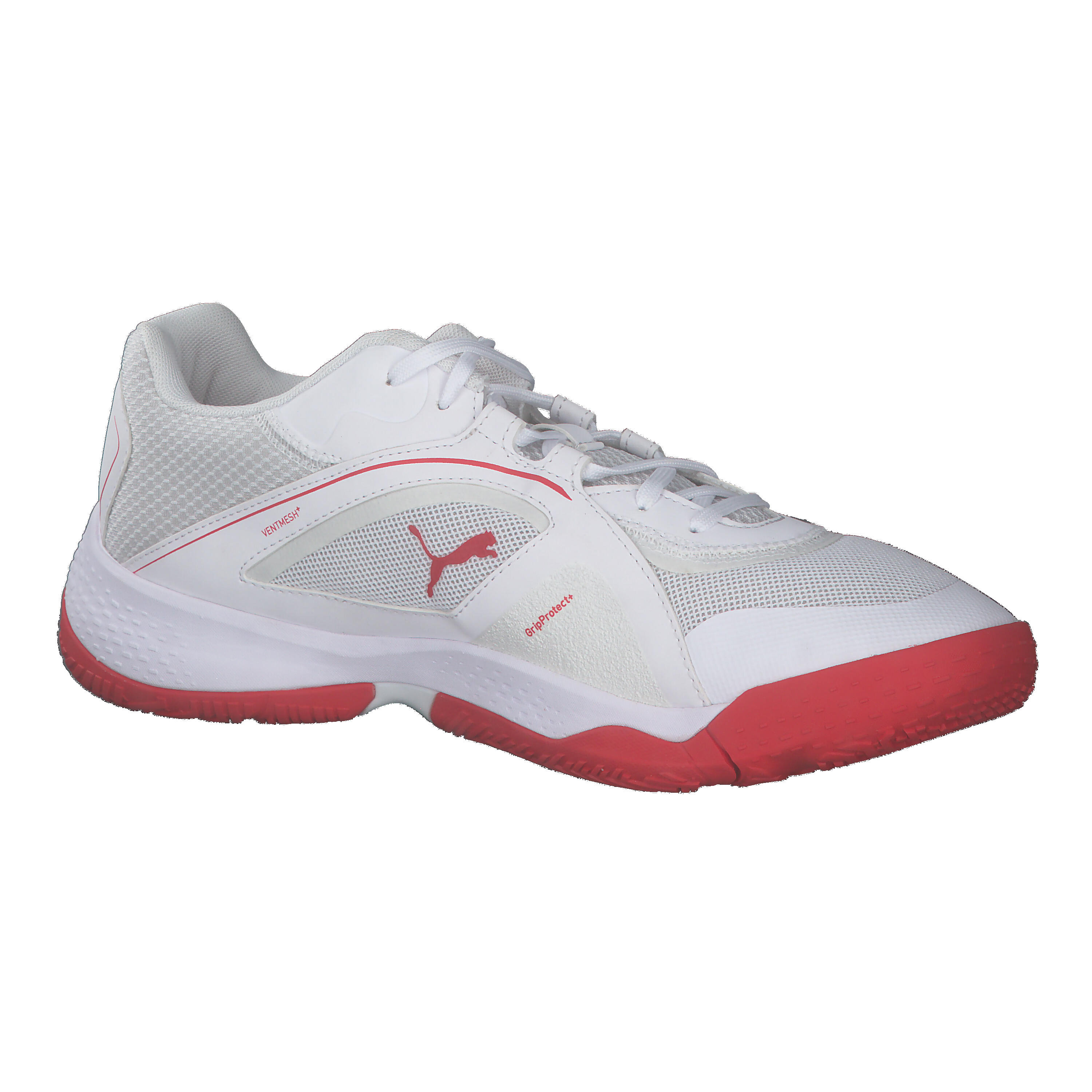 Chaussures de sport en salle Solarstrike II PUMA White Black High Risk Red 8/15