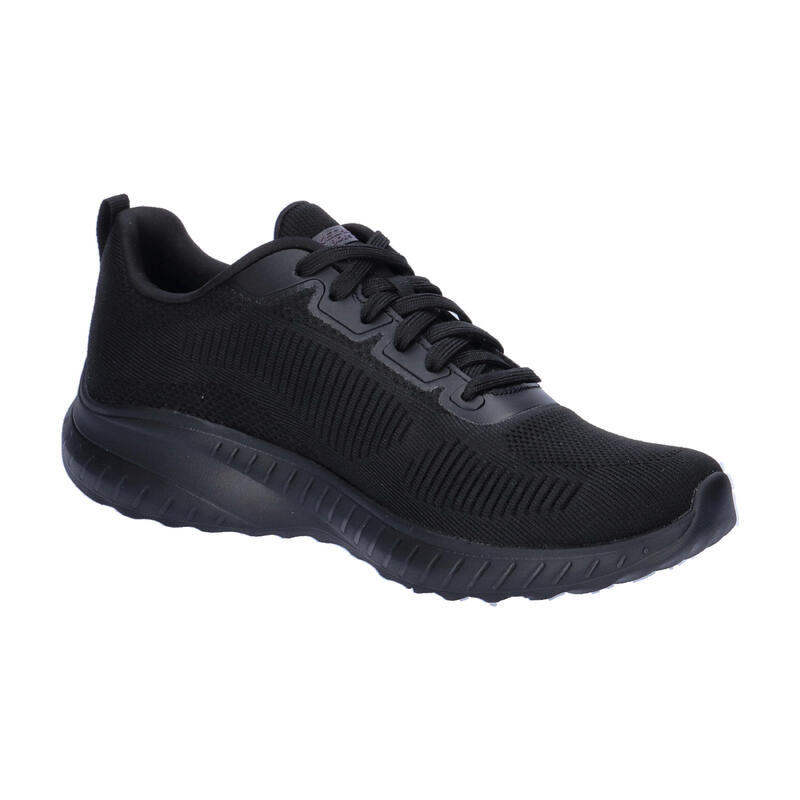 Pantofi sport femei Skechers Bobs Squad Chaos-Face Off, Negru