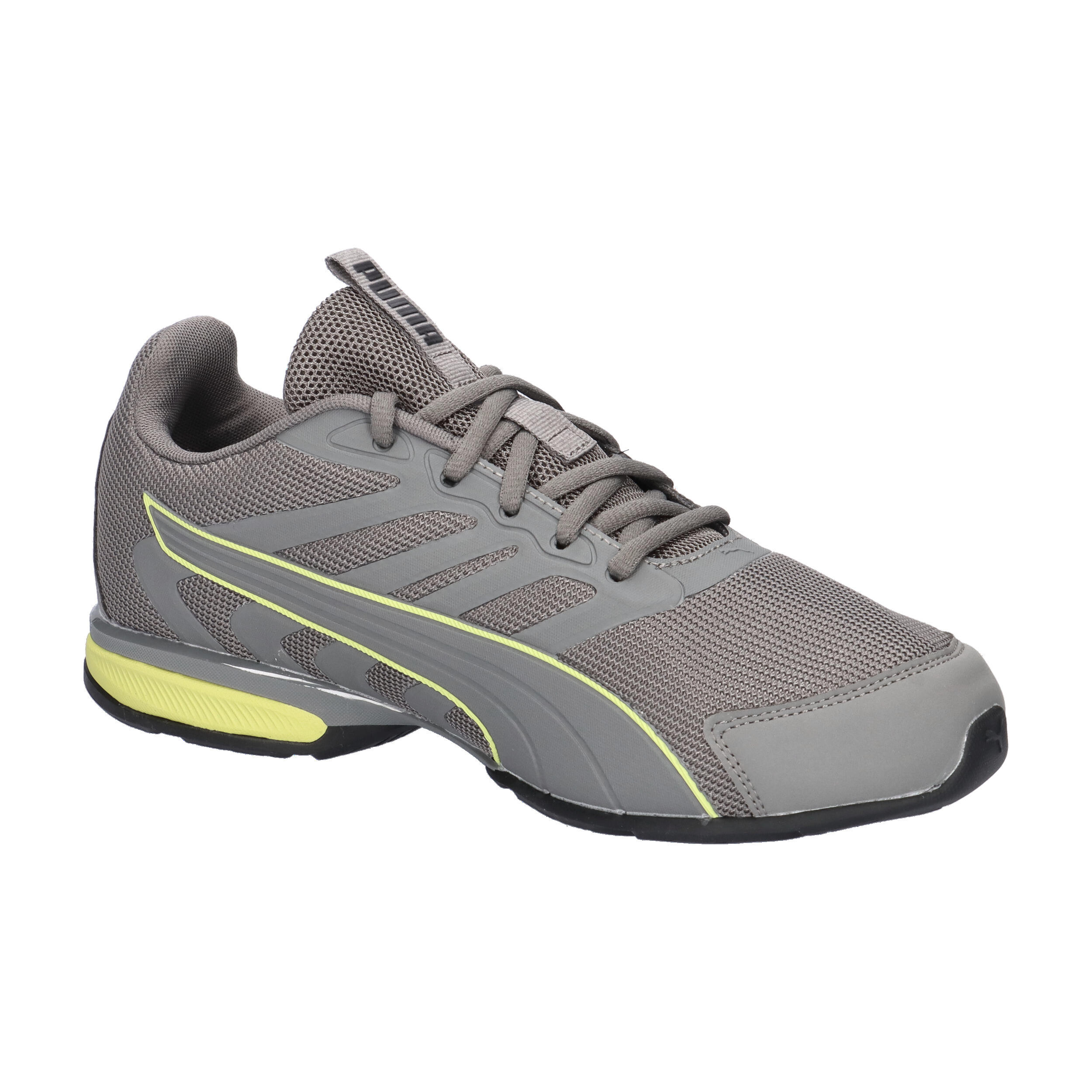 PUMA Unisex Electro Sneaker  Sneaker 312964 10  Cool Dark Grey-Lux Lime 8/15