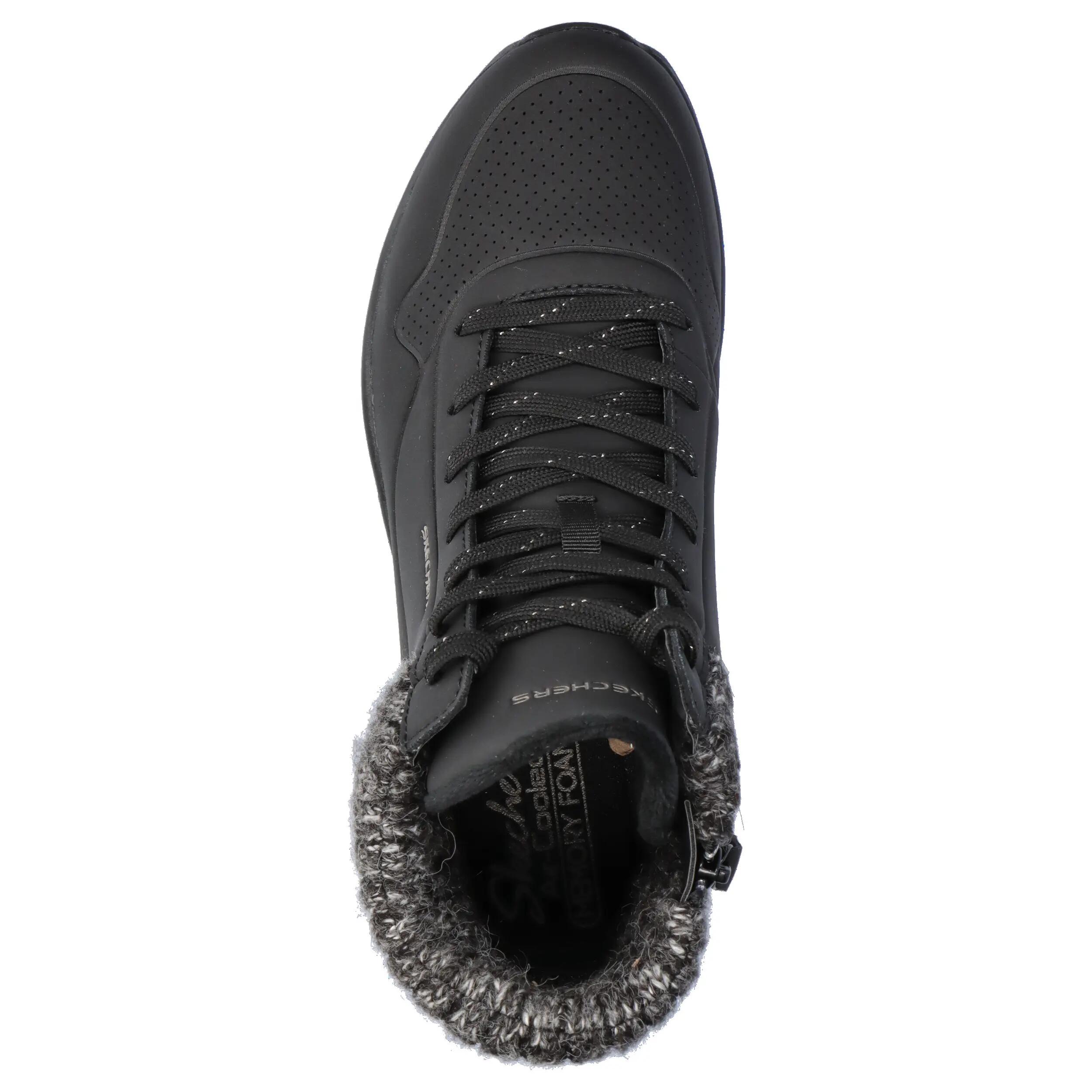 Pantofi peste gleznă universali 167988blk pentru iarnă negri damă 5/15