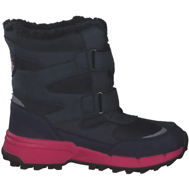 Pantofi peste gleznă universali 260903k6722 pentru iarnă bleumarin copii