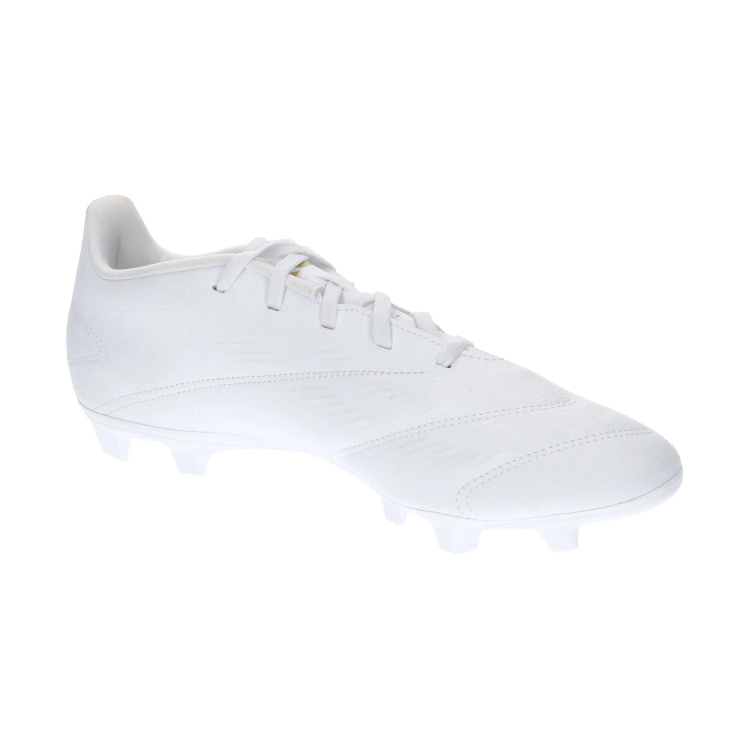 Chuteiras adidas Predator Club FG Branco/Dourado 8/15