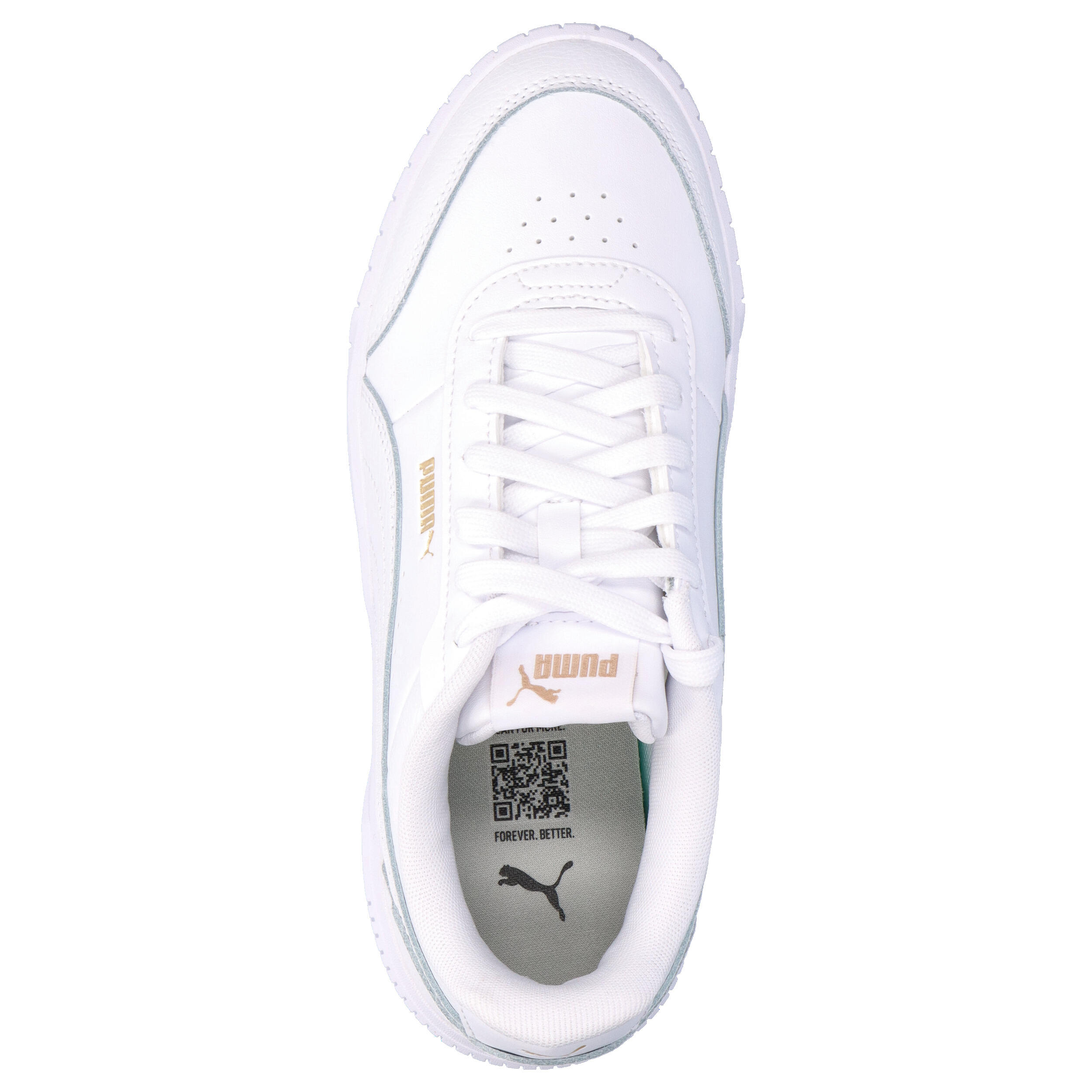 Puma Carina Mia JR, Sneaker Ragazza Platform - Bianco 5/15