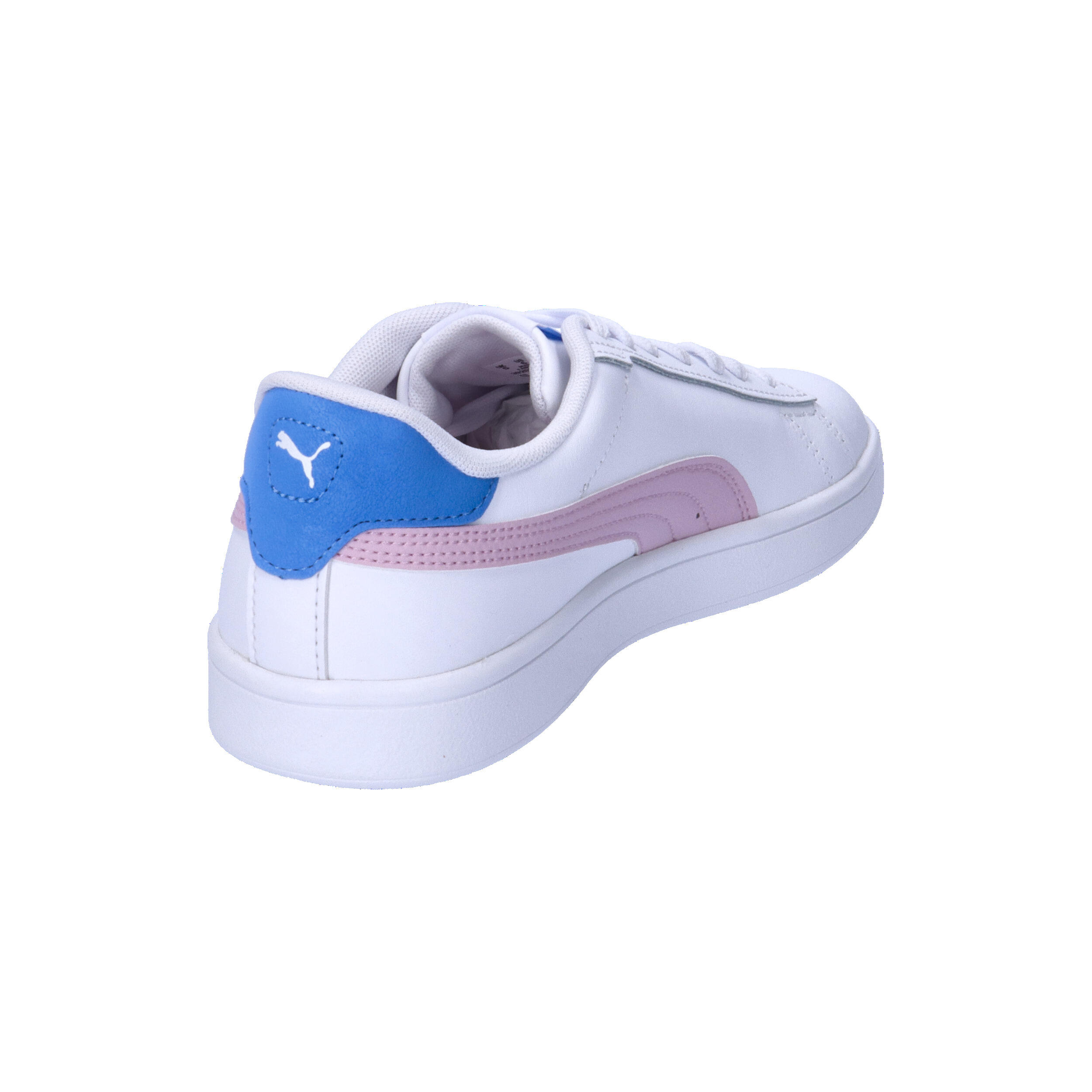 Sneakers Smash 3.0 Leather da ragazzi PUMA White Grape Mist Blue Skies Purple 14/15