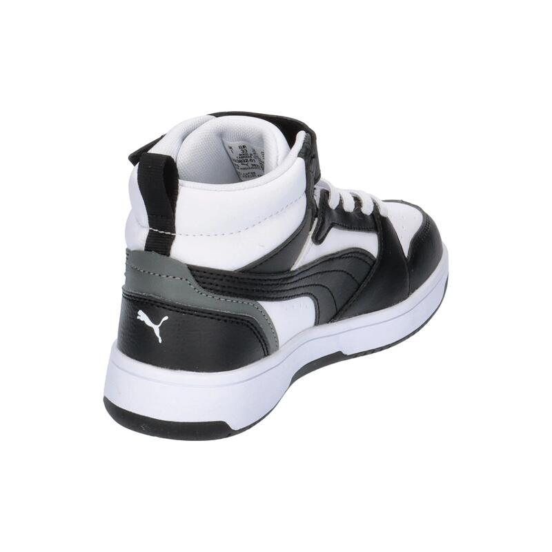 Încălțăminte alergare copii Rebound V6 Mid, alb PUMA