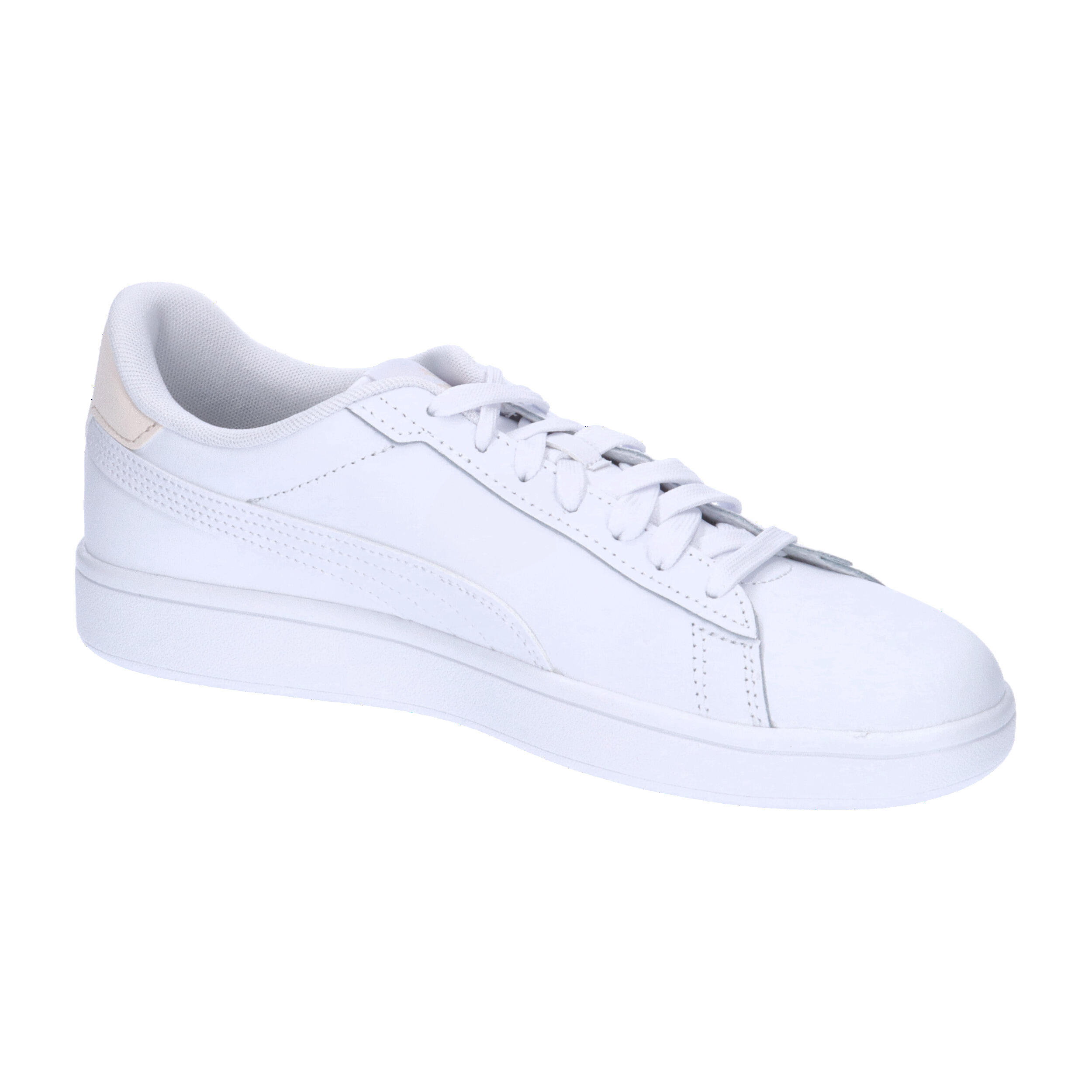 Heren Smash 3.0 Grain Leather Trainers (Wit) 8/15