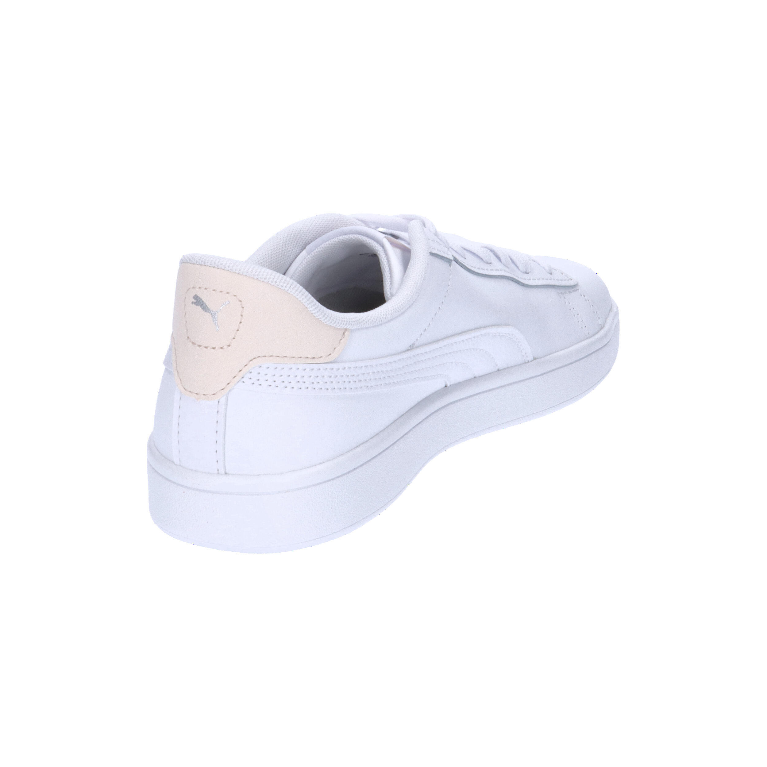 Heren Smash 3.0 Grain Leather Trainers (Wit) 14/15