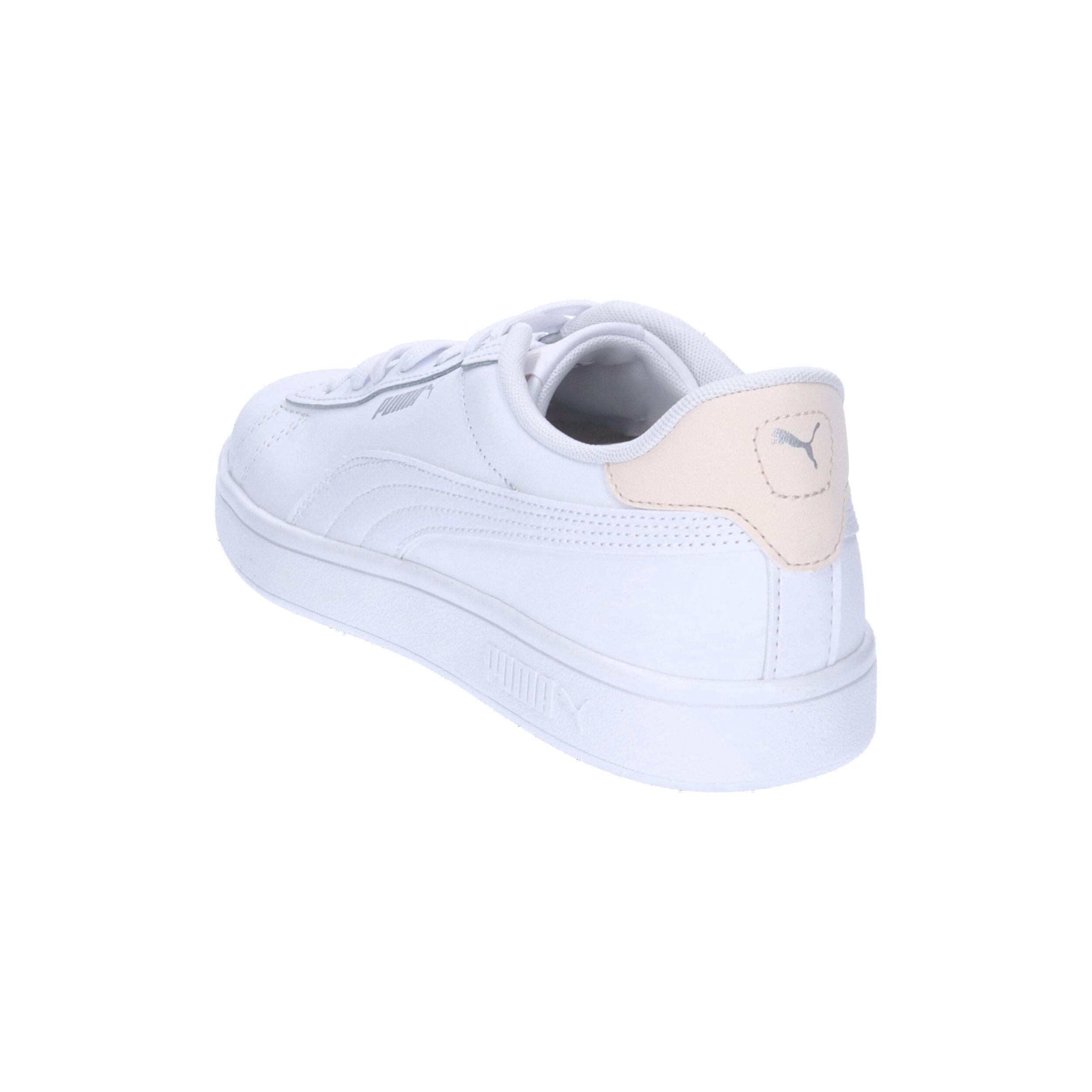 Heren Smash 3.0 Grain Leather Trainers (Wit) 12/15