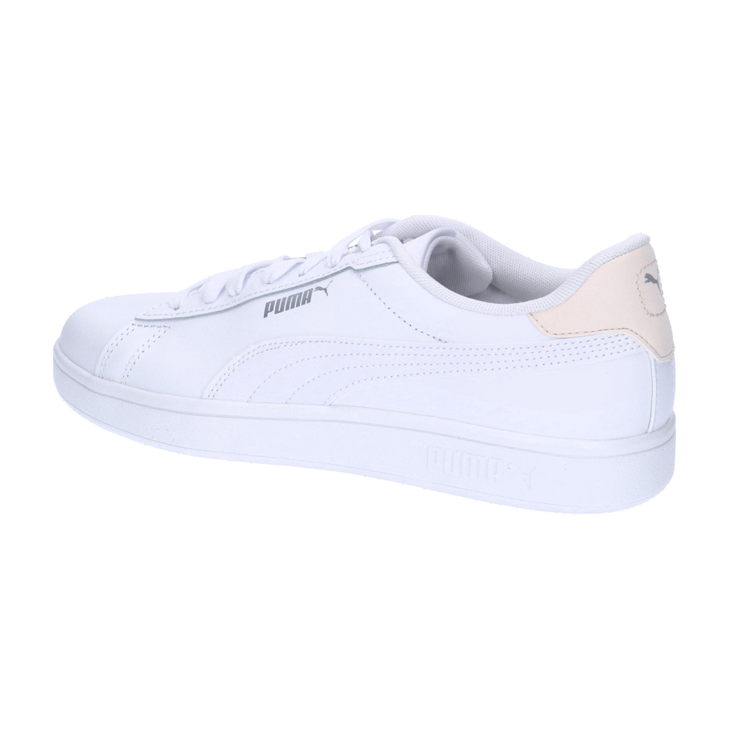 Heren Smash 3.0 Grain Leather Trainers (Wit) 11/15