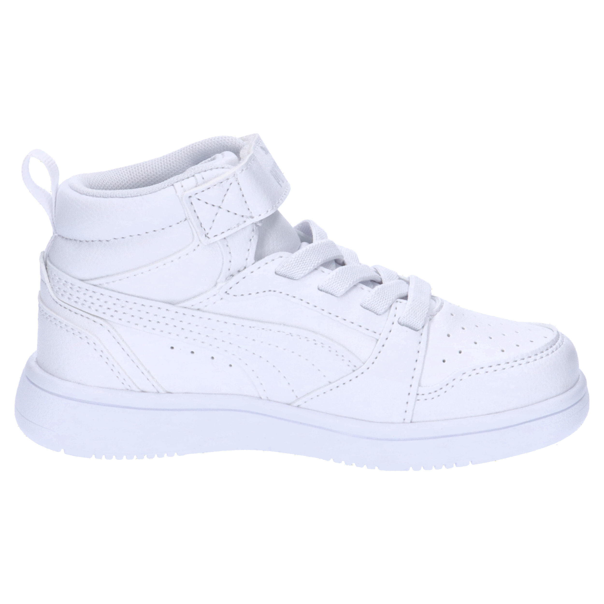 Rebound V6 Mid sneakers voor kinderen PUMA White Cool Light Gray 7/15