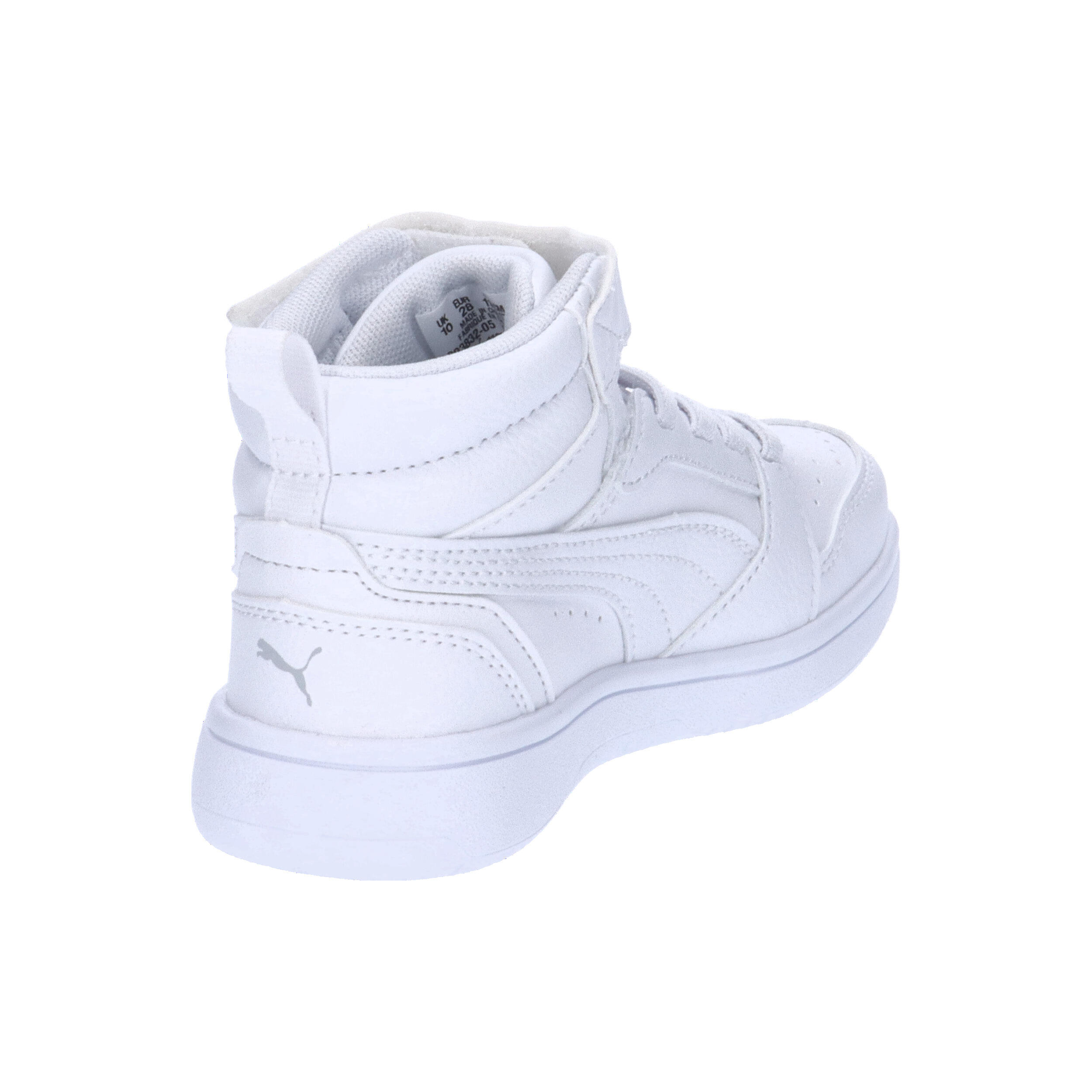 Rebound V6 Mid sneakers voor kinderen PUMA White Cool Light Gray 14/15