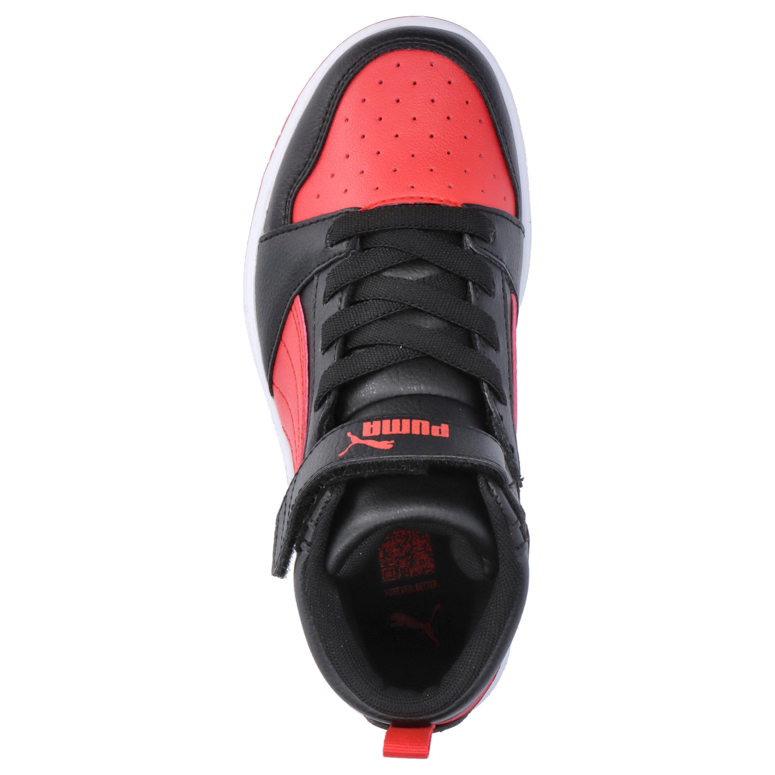Puma - Rebound v6 mid rojo/negro 393832-11 5/15