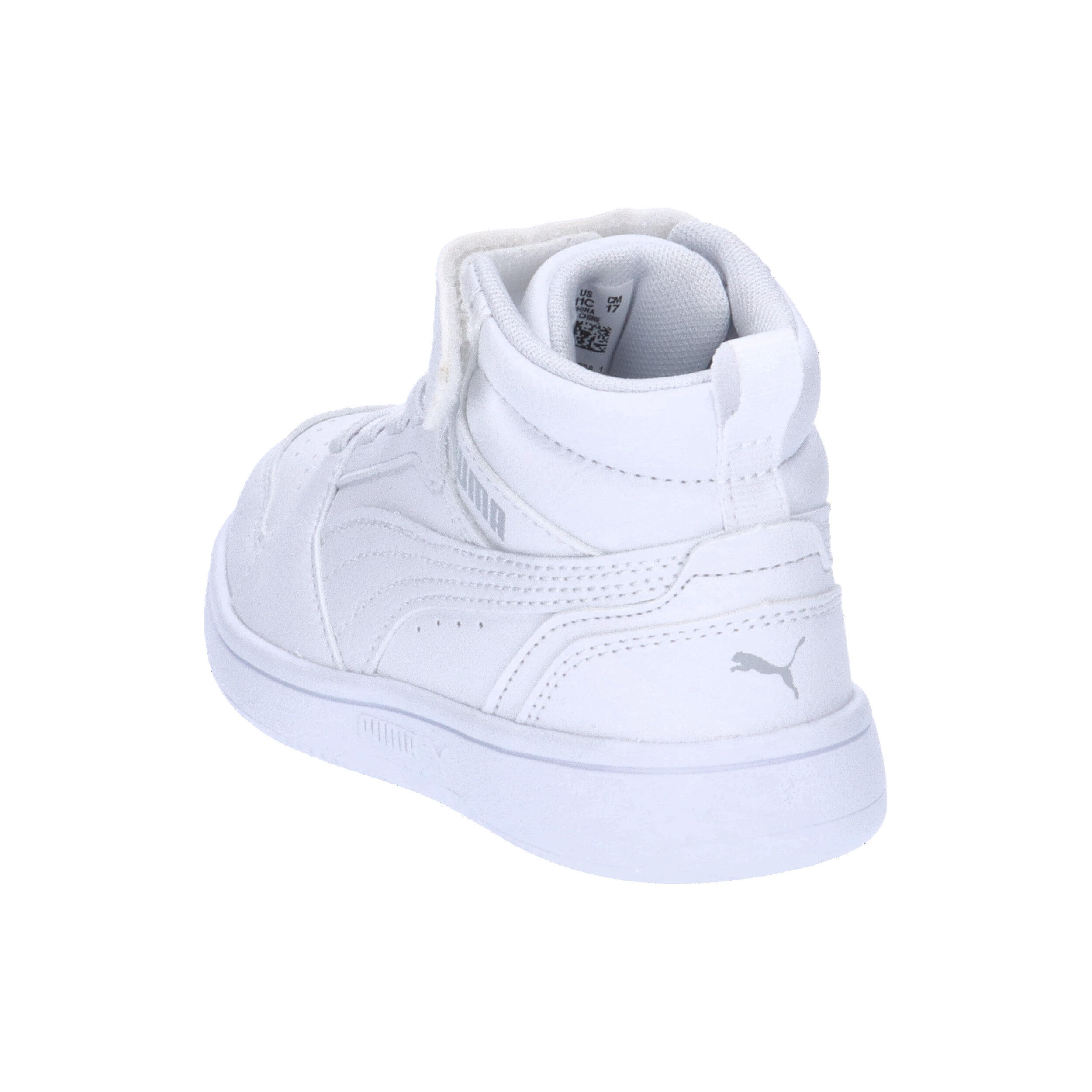 Rebound V6 Mid sneakers voor kinderen PUMA White Cool Light Gray 12/15