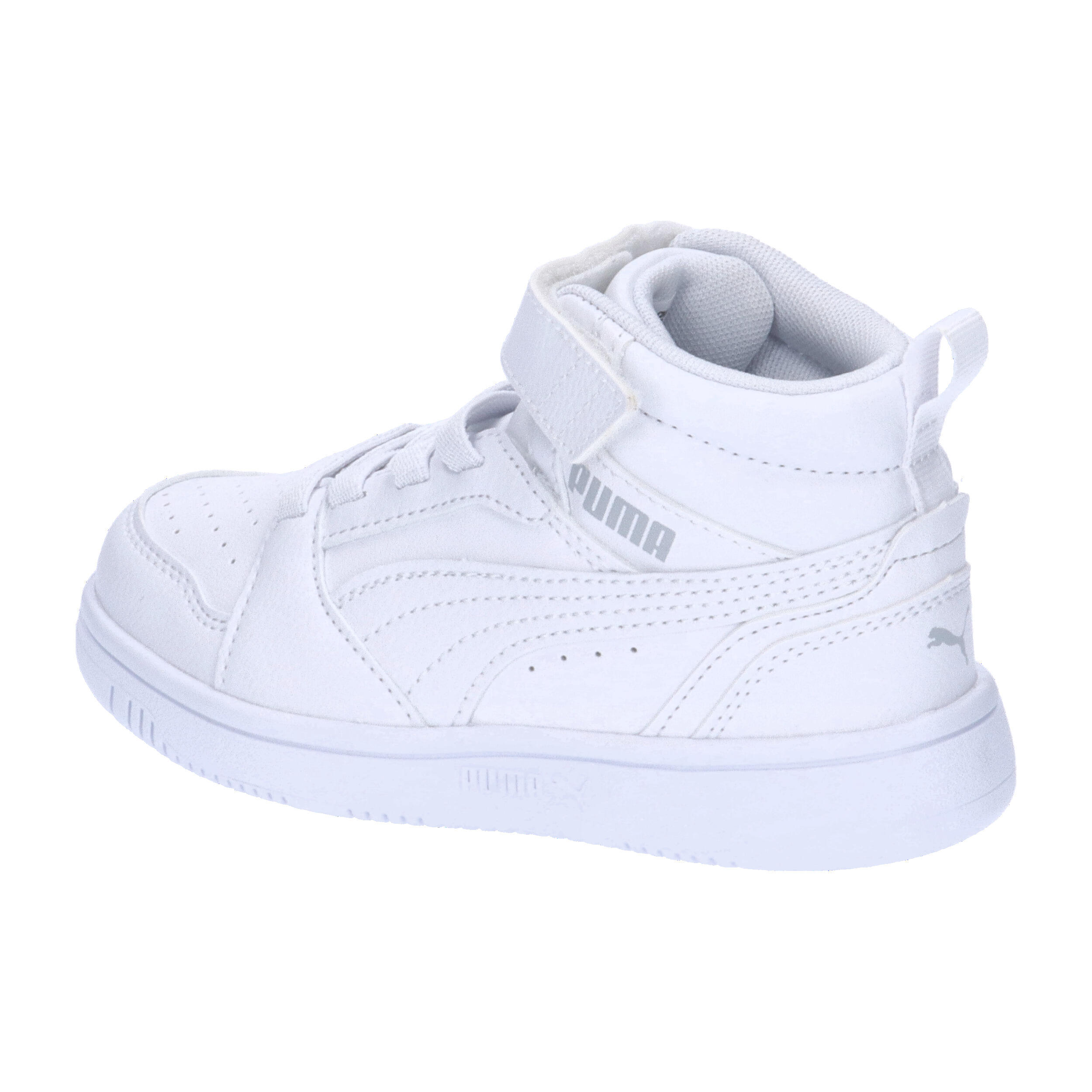 Rebound V6 Mid sneakers voor kinderen PUMA White Cool Light Gray 11/15