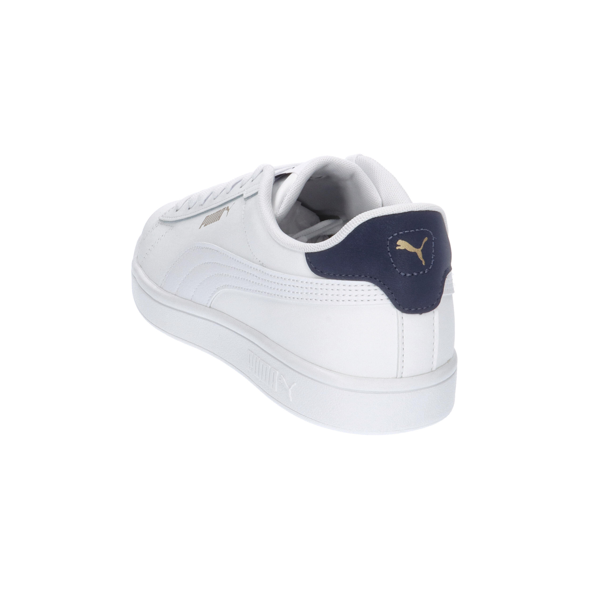 Zapatillas Smash 3.0 L PUMA White Navy Gold Blue 12/15