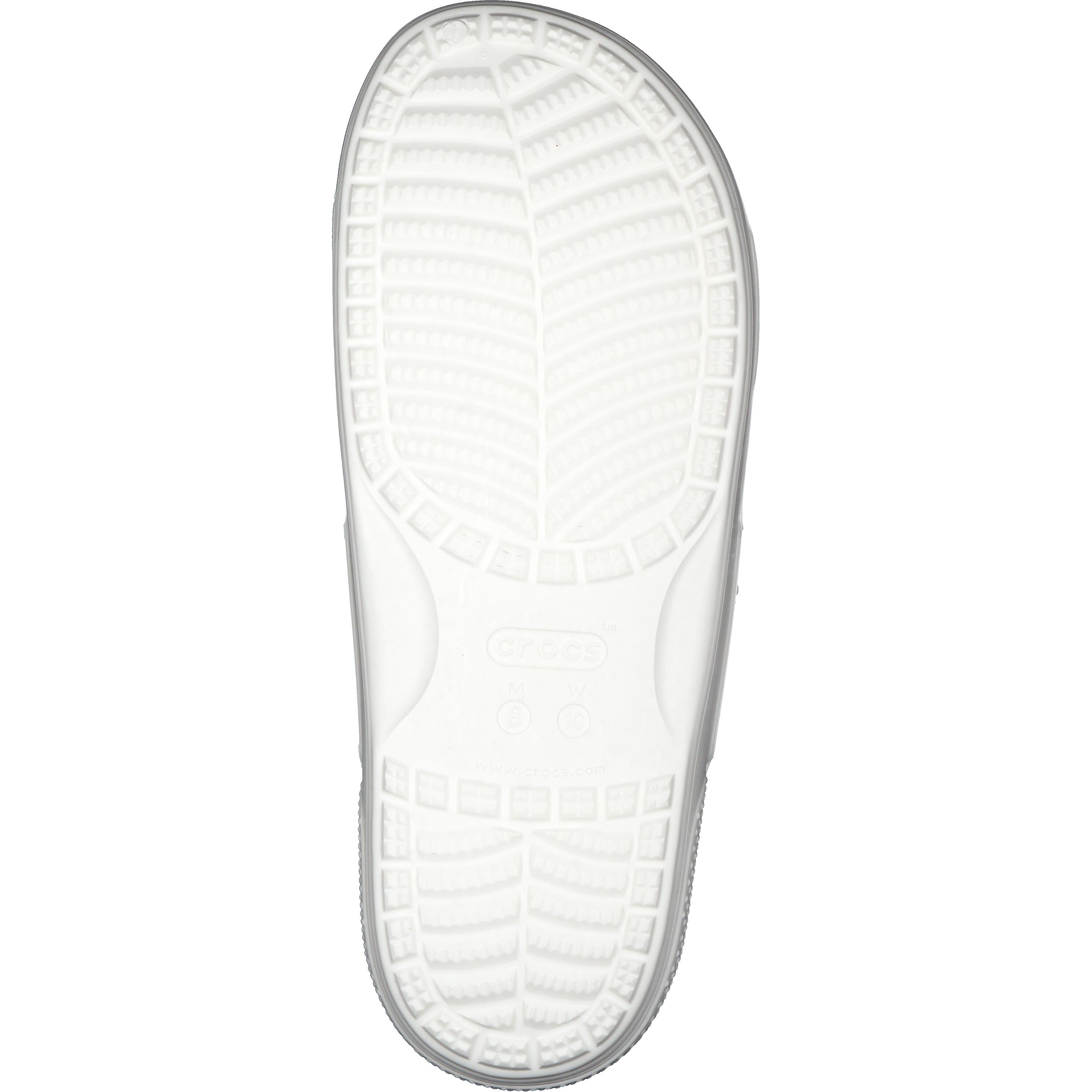 Chanclas Crocs Classic, Blanco, Unisexo 6/15