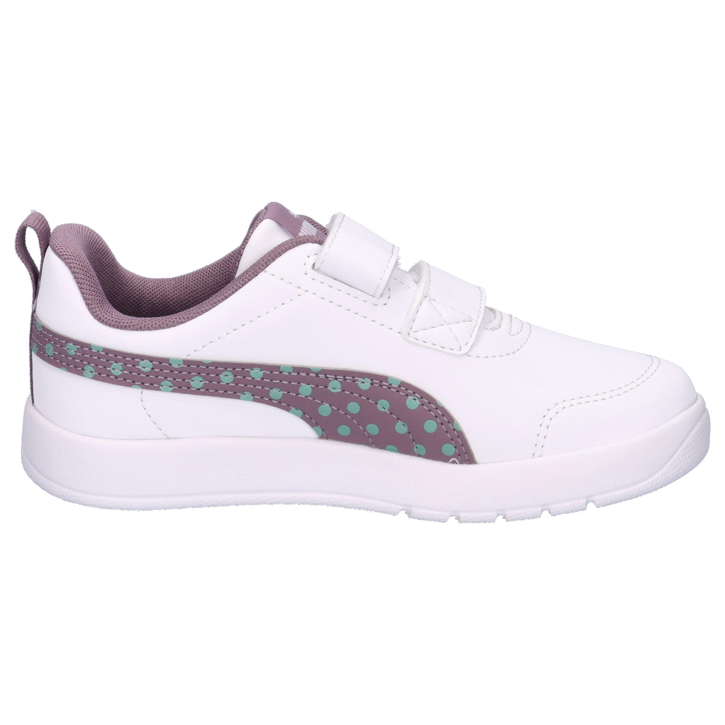 Puma Mädchen Sneaker Courtflex V3 Dotty V PS 398758 7/15