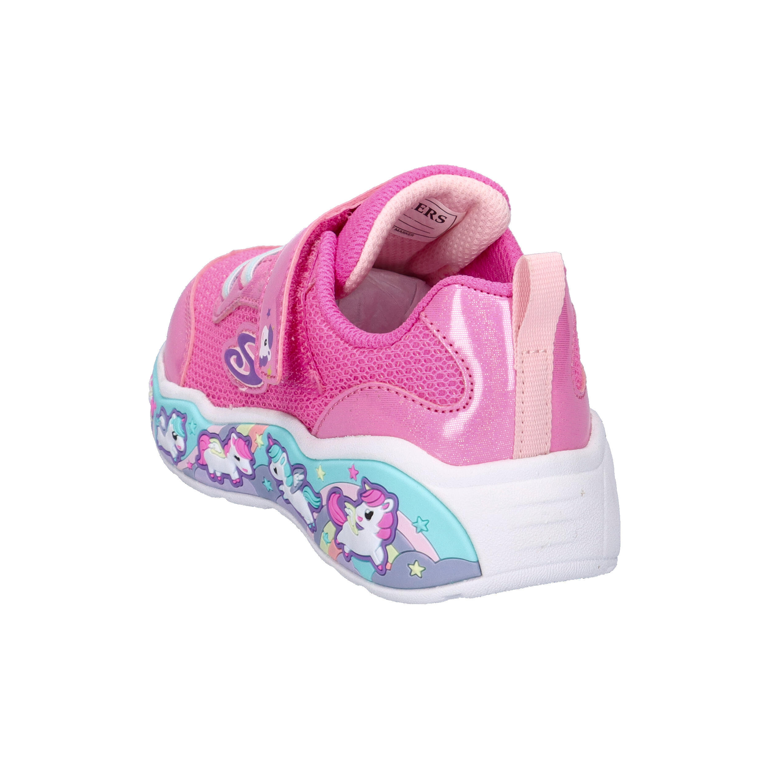 Baskets Skechers Play Scene - Fun Squ, Rose, Enfants 12/15