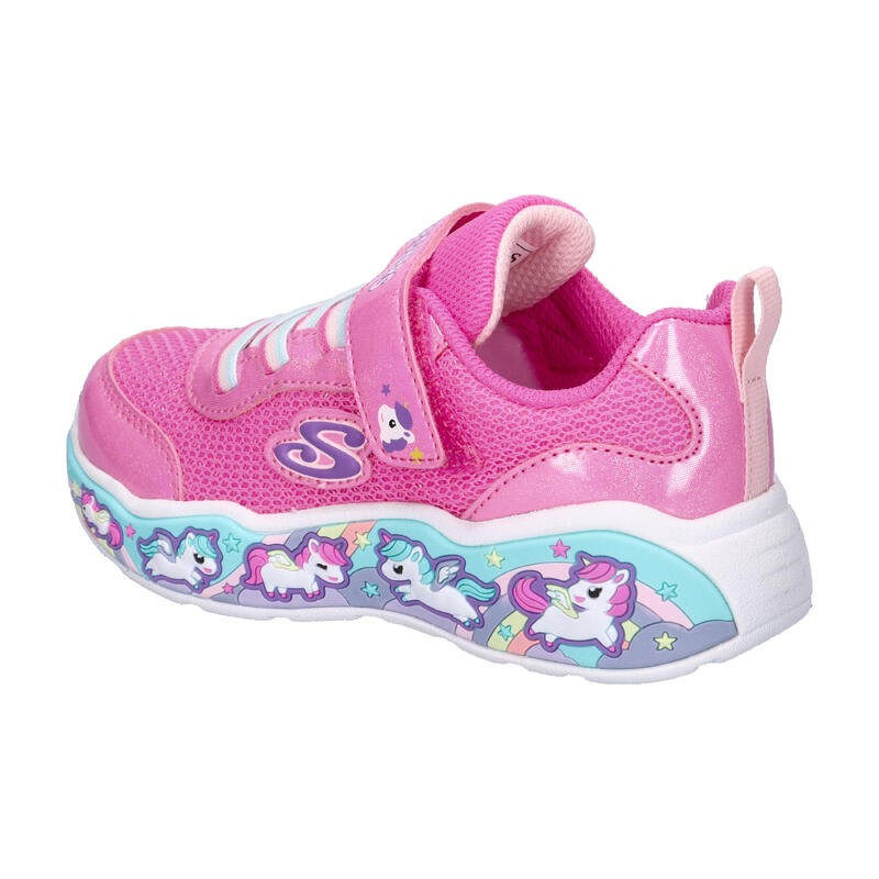 Pantofi sport copii Skechers Play Scene - Fun Squ, Roz