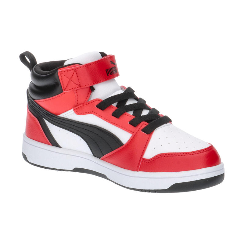 Încălțăminte alergare copii Rebound V6 Mid, alb PUMA